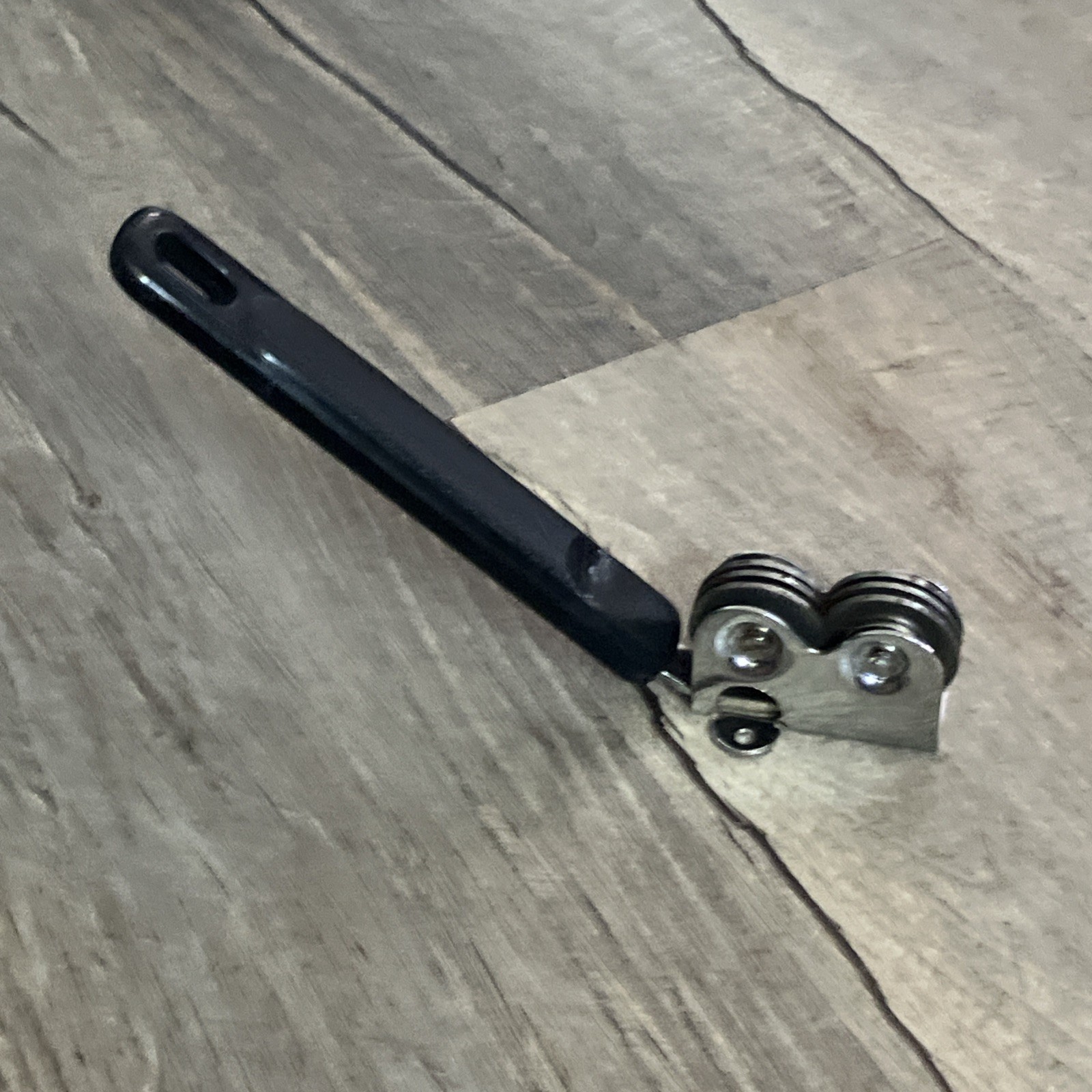 ECKO Black Handled Manual Pull Through Knife Sharpener Kitchen USA Vintage