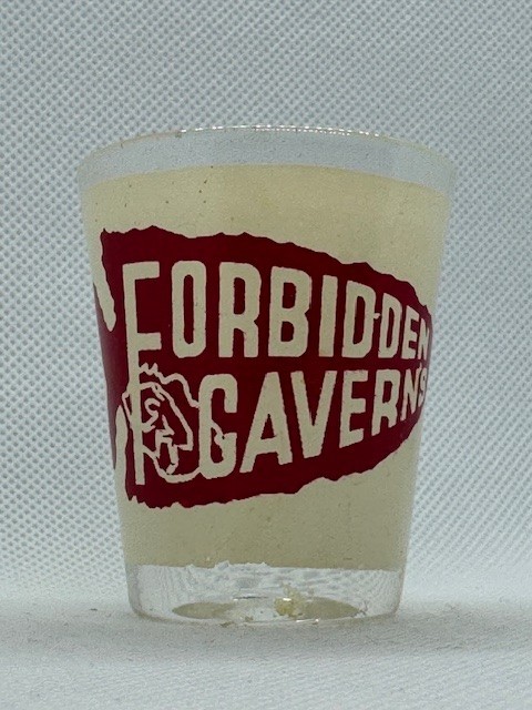 Forbidden Caverns Antique Shot Glass