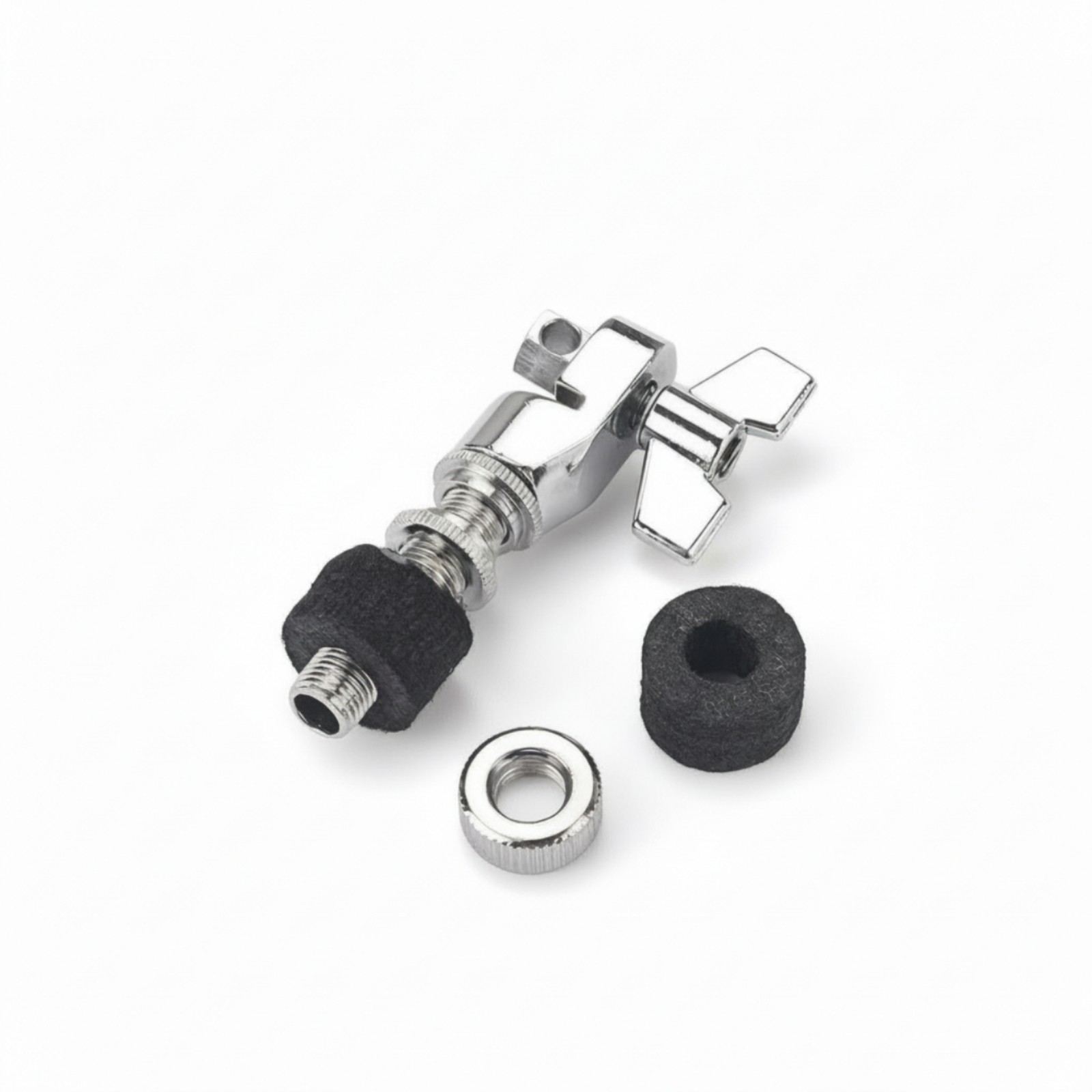 Hi-Hat Clutch with Felt Sleeve Knurled Hi-Hat Clutch Compact for Drummers