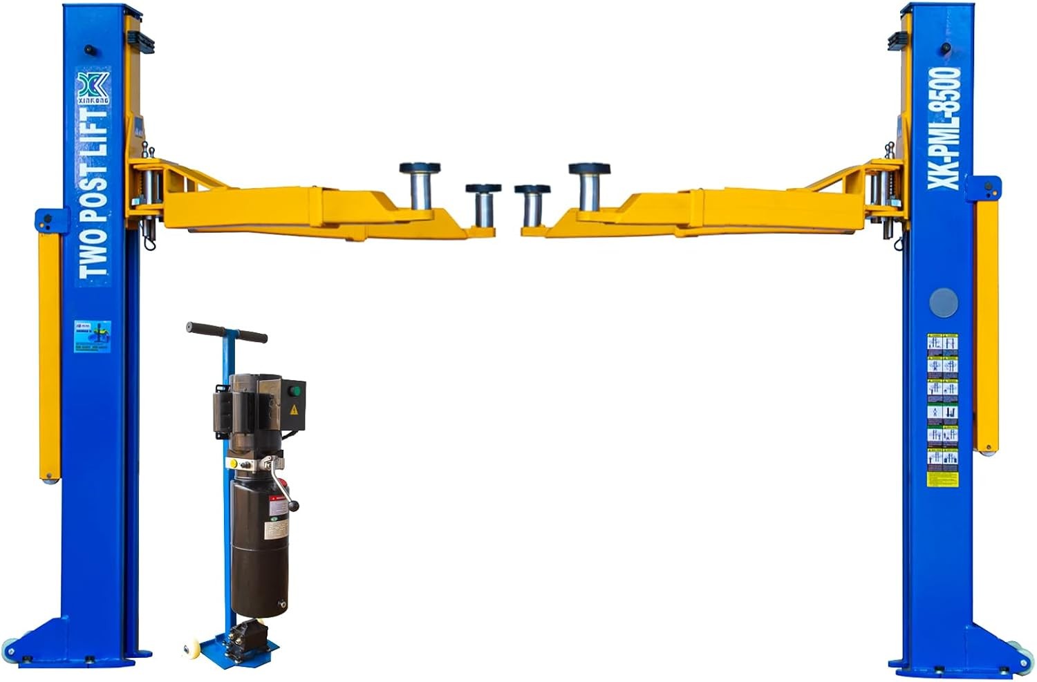 XK-PML-8500A Mobile 8500lbs 2 Post Car Lift for Home Garage Equipment