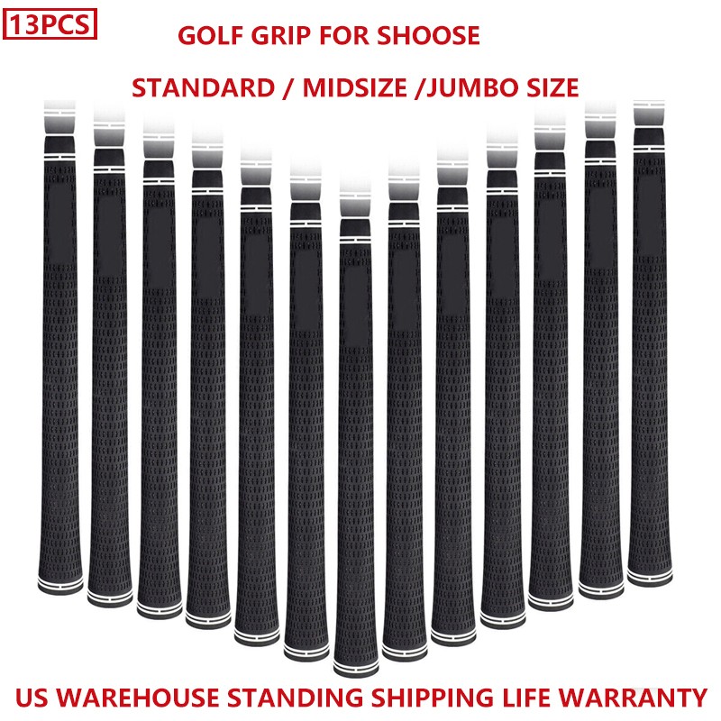 13 Pcs Golf Grip Rubber Anti-Slip Golf Non-Slip Club Grip 60R Jumbo Midsize