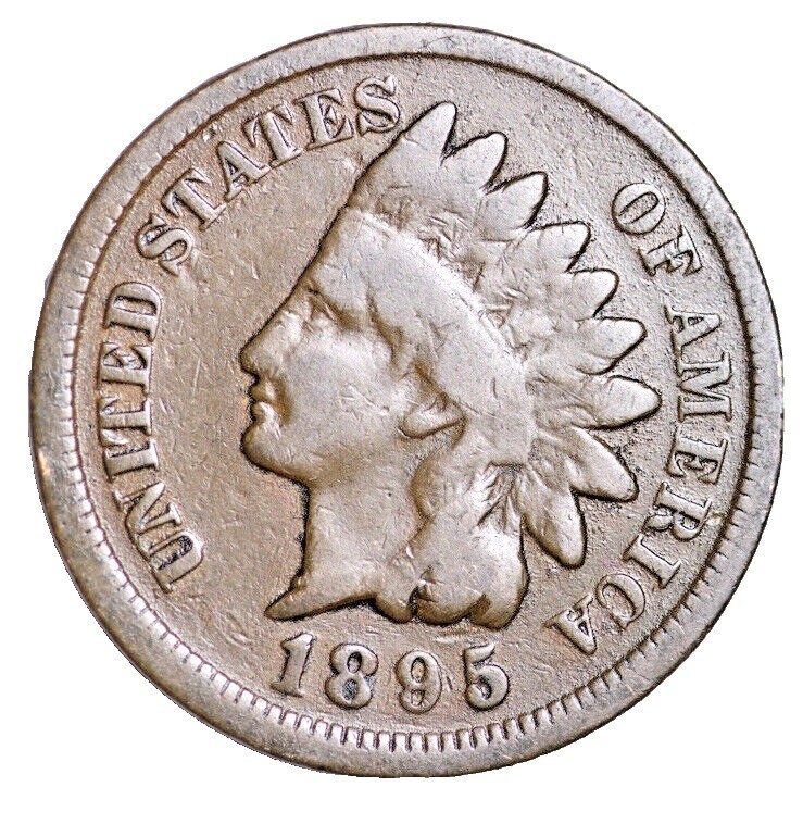 1895 Indian Head Cent Penny “Best Value On EBay” FAST FREE SHIPPING