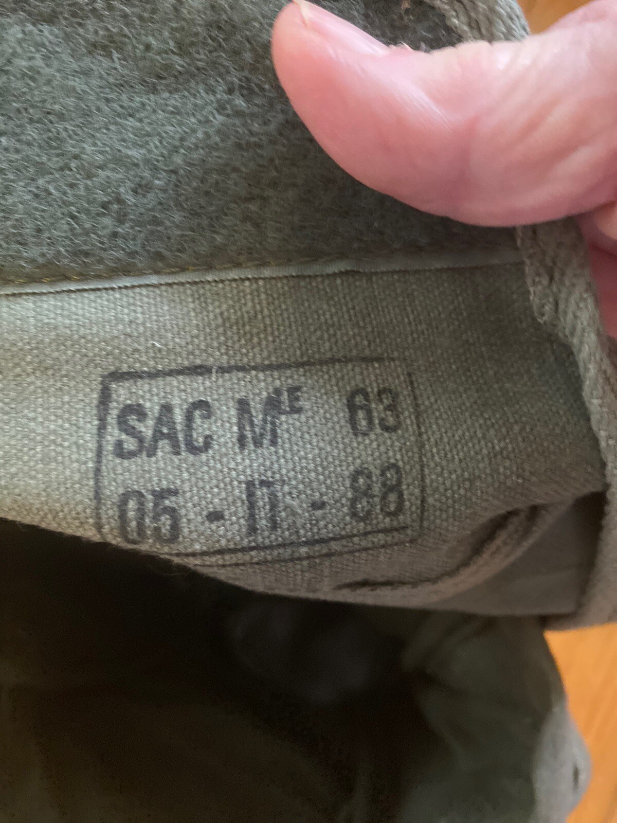 French Military Issue Shoulder Bag 1988