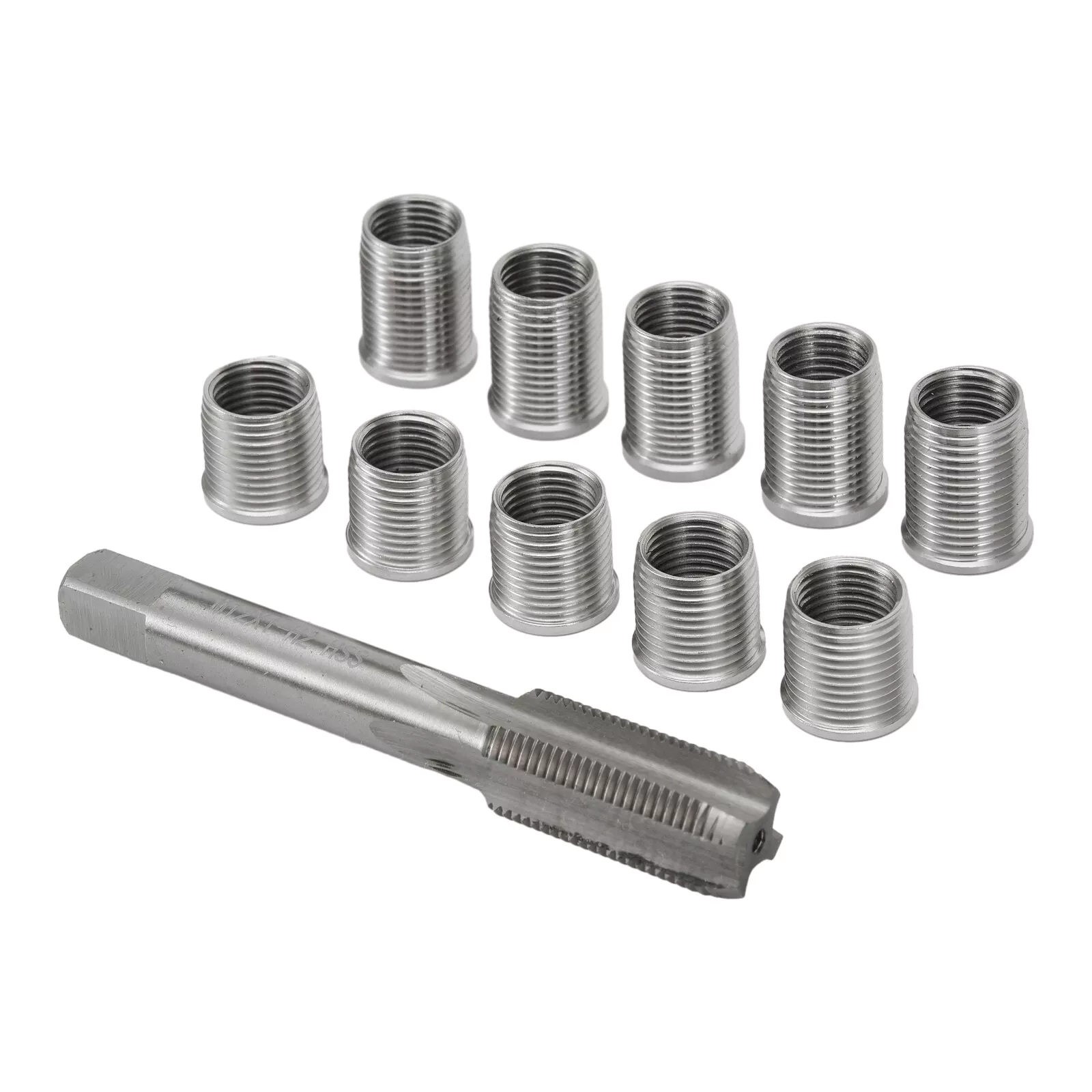 1Set Universal Spark Plug Thread Repair Tool with M10x1.0 Thread Inserts Part