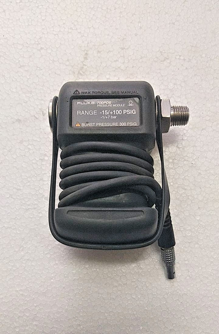 Fluke 700PD6 PRESSURE MODULE RANGE -15/+100 PSIG
