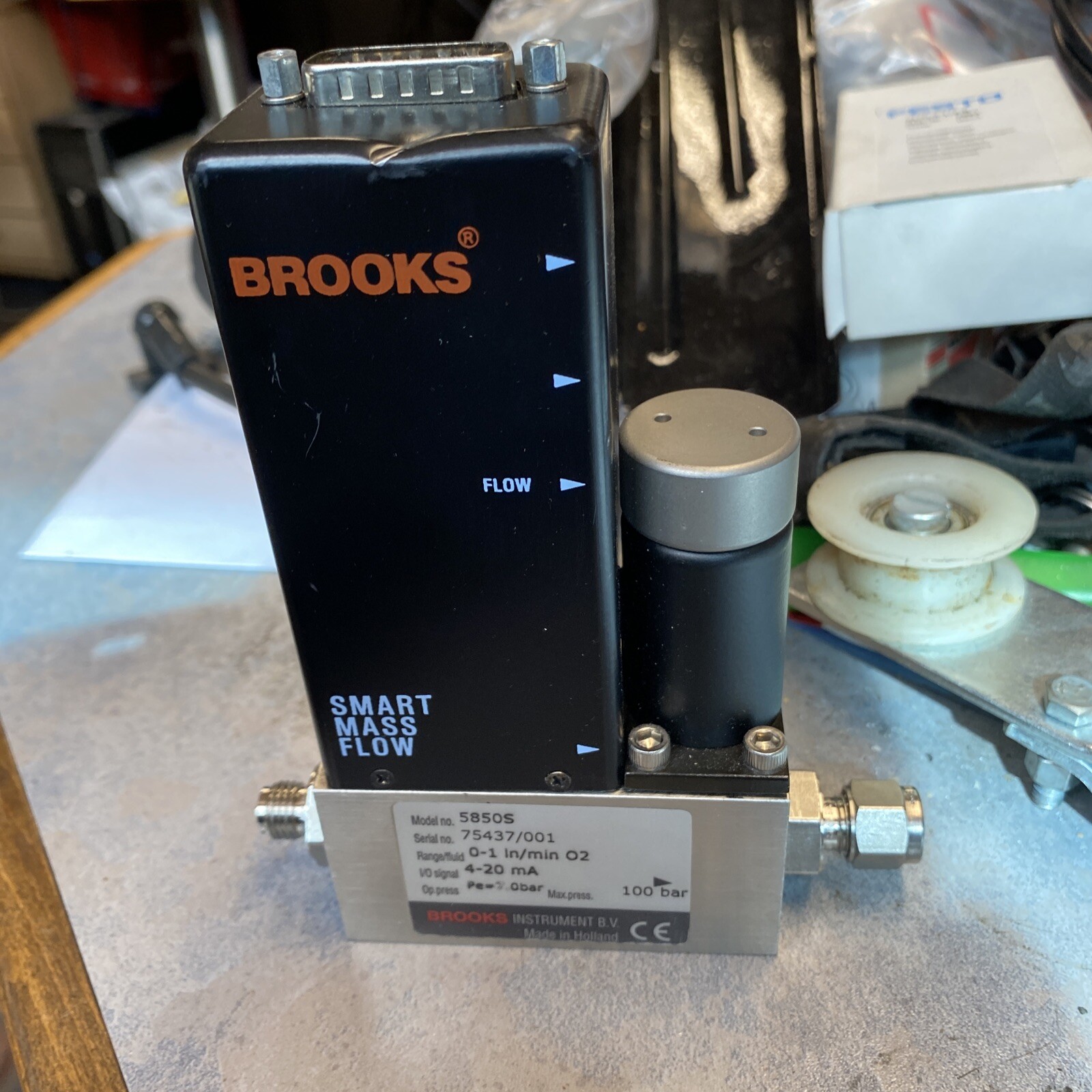 BROOKS 5850S/BC1HA1AB3AA1B1 100 Bar SMART MASS FLOW 5850S