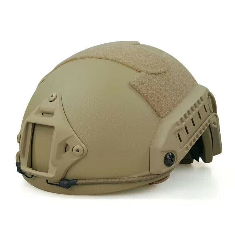 Tactical Uhmw-Pe Size M Ballistic IIIA Bullet Proof Helmet Medium DE