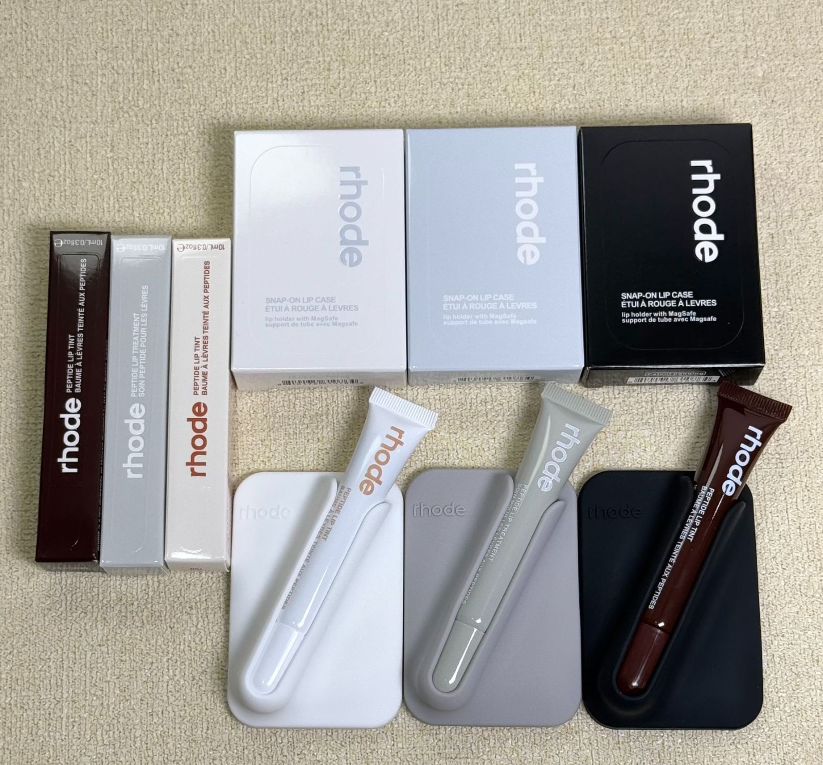 Rhode MagSafe Snap-On Lip Case w/ Lip Balm for iPhone Magnetic Holder