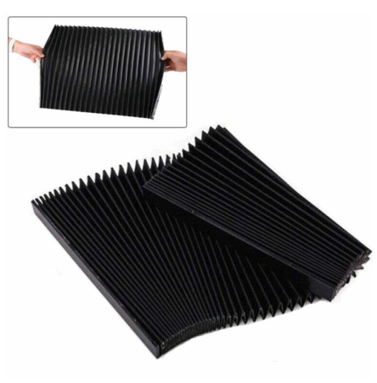 Flexible Milling Machine Protective Flat Accordion Bellows Guard Dust Cover Tool