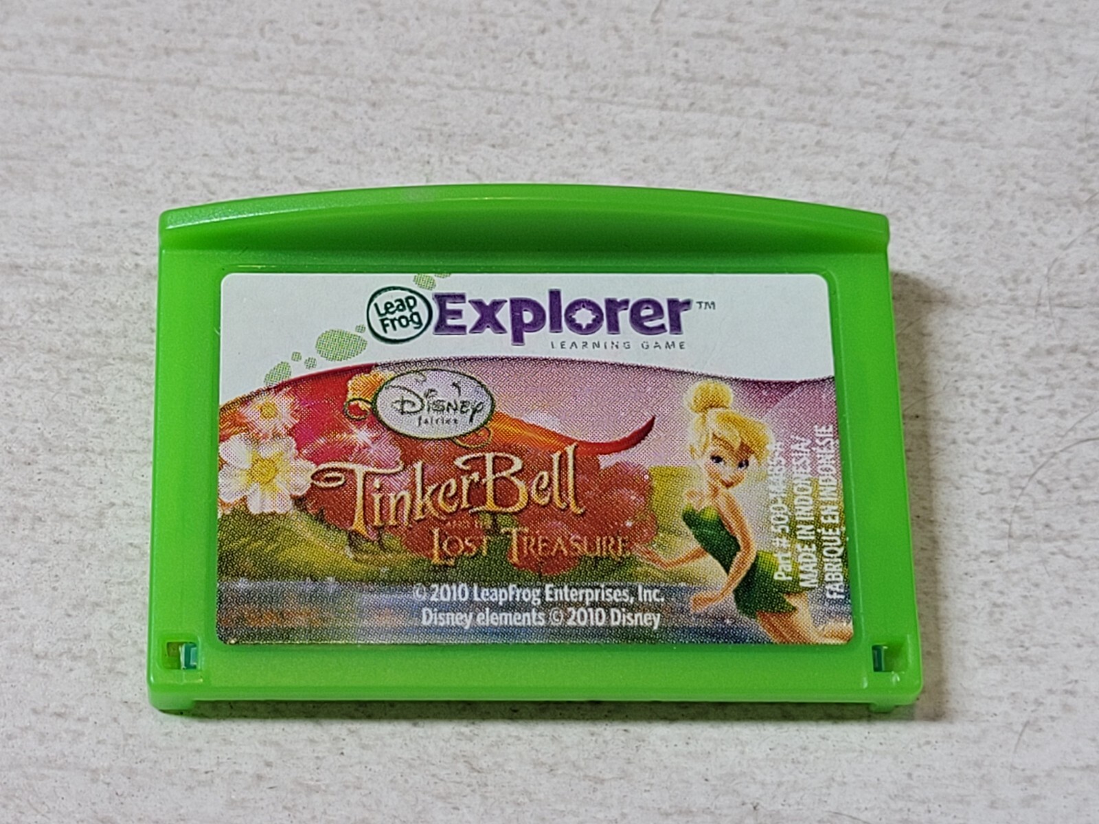 LeapFrog LeapPad Explorer Leaning Game Princess Tinkerbell Lost Treasure - WORKS
