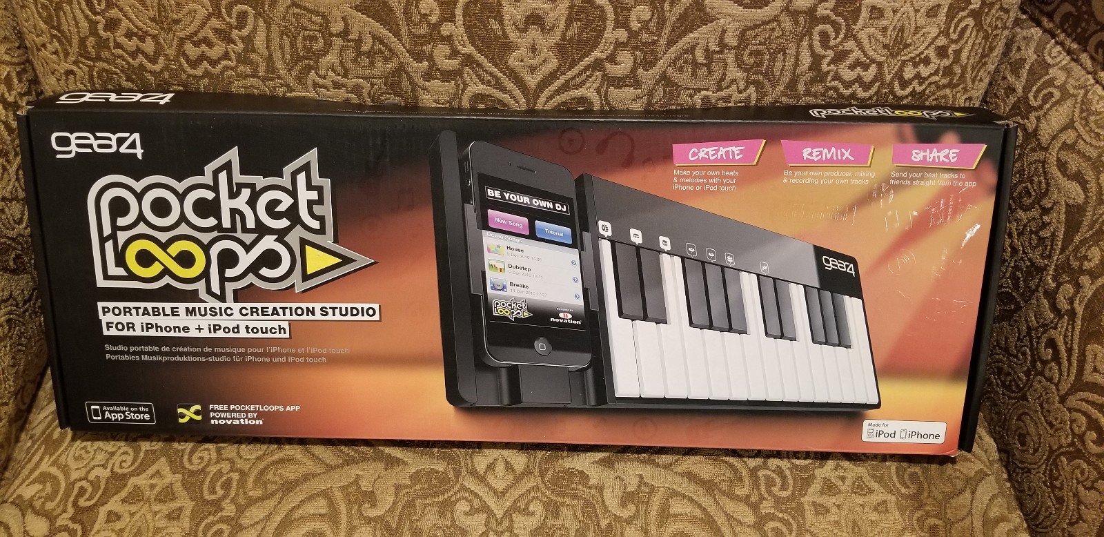 GEAR4 POCKETLOOPS PORTABLE MUSIC CREATION STUDIO KEYBOARD 
