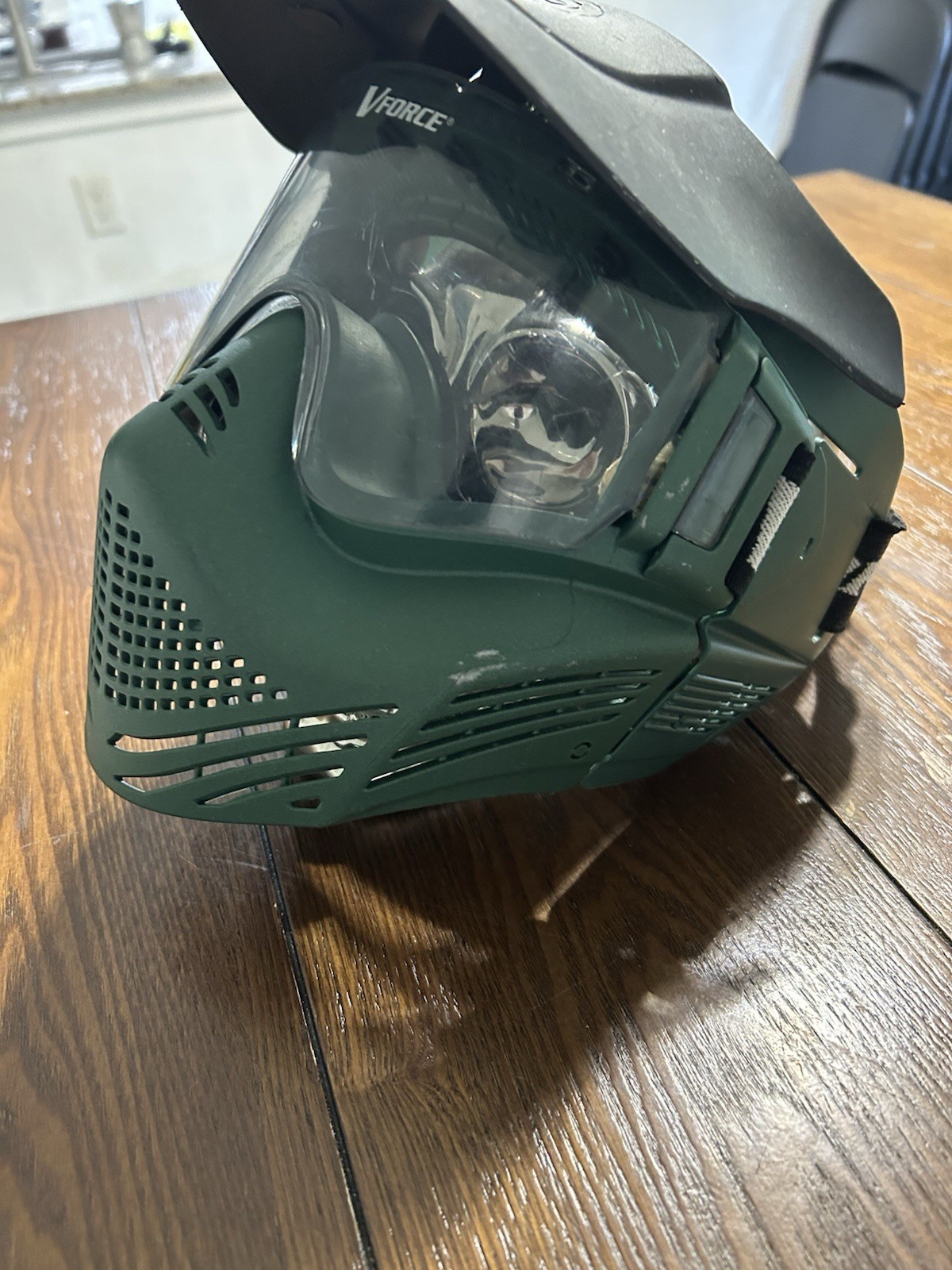 V-Force Paintball Airsoft Mask Visor Goggle - Green/Black