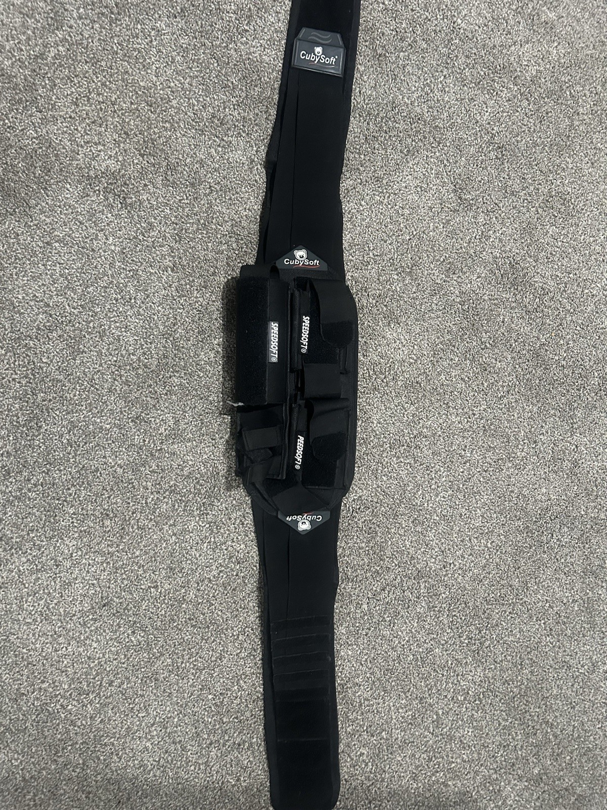 CubySoft Speedsoft Harness Black Size Medium for Speedsoft