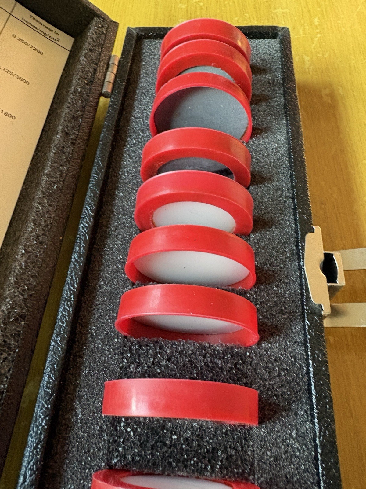 The Nucleus, Inc Geiger Counter Filter Set Lead & Polyethylene 11 per Set