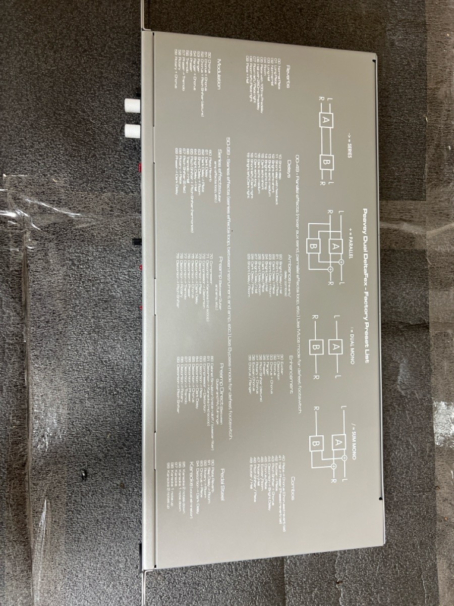 *VERY CLEAN*PEAVEY DDF2 MULTI EFFECTS PROCESSOR (R7A008667)