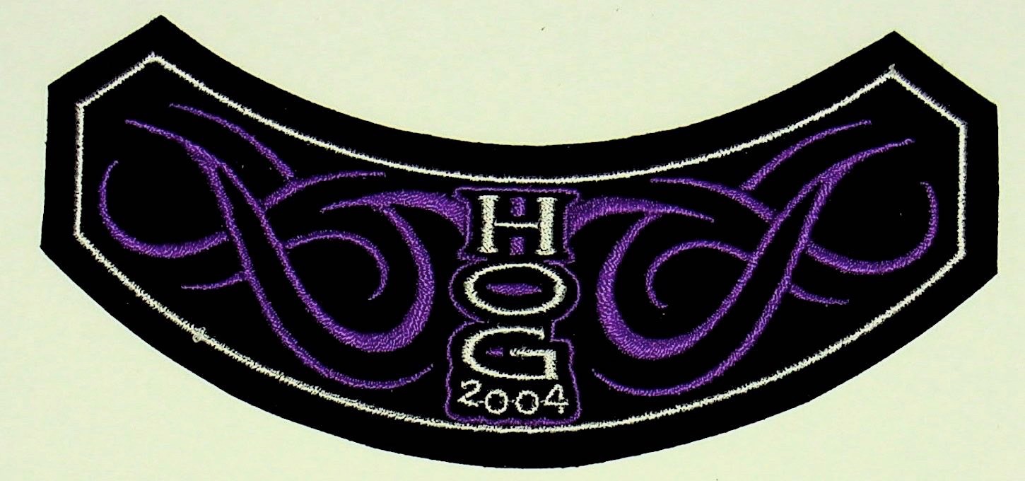 Five Collectable Harley Davidson Hog Patches -KK-56