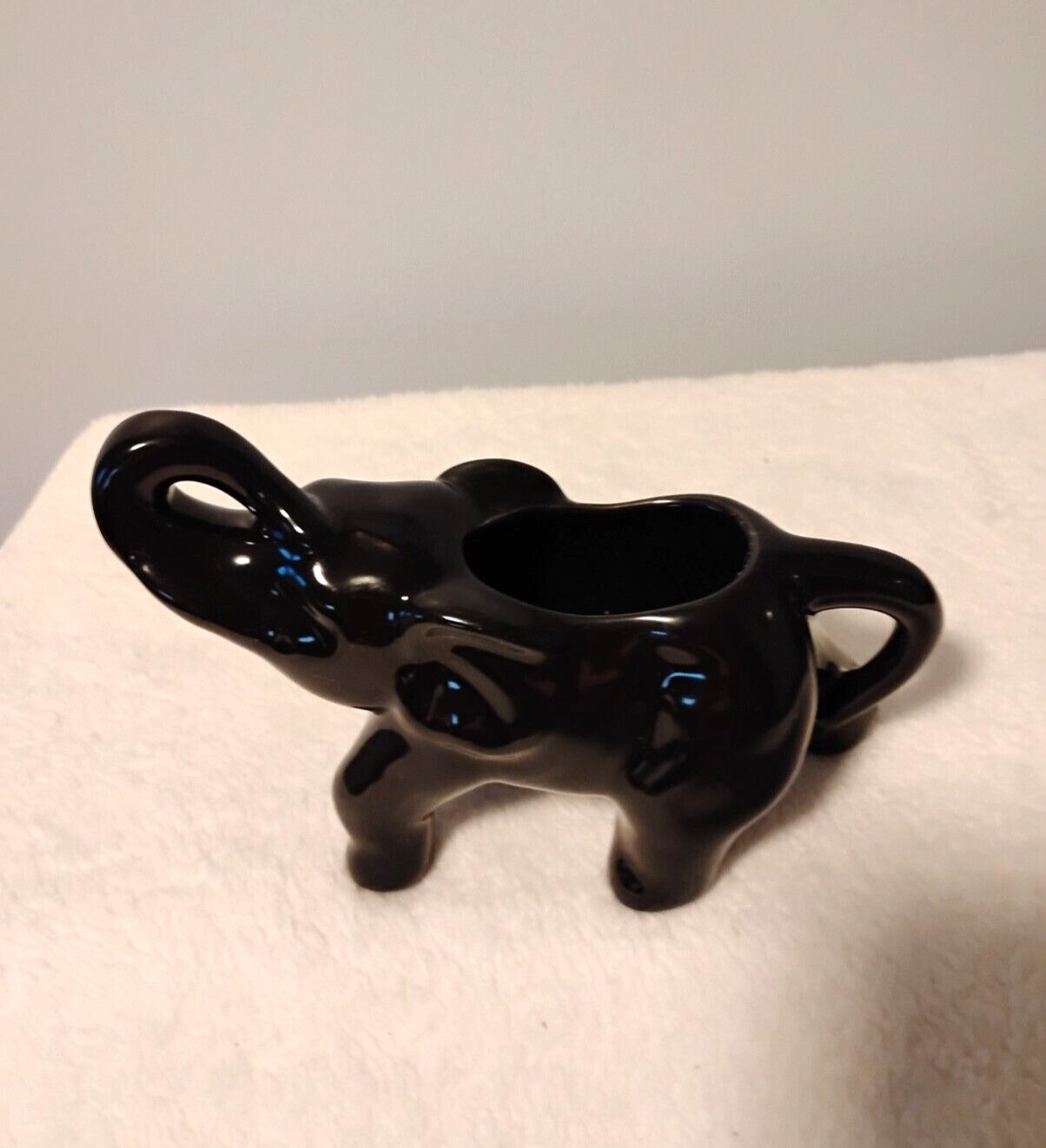 Elephant Planter Black By Home Essentials 6.75" Long