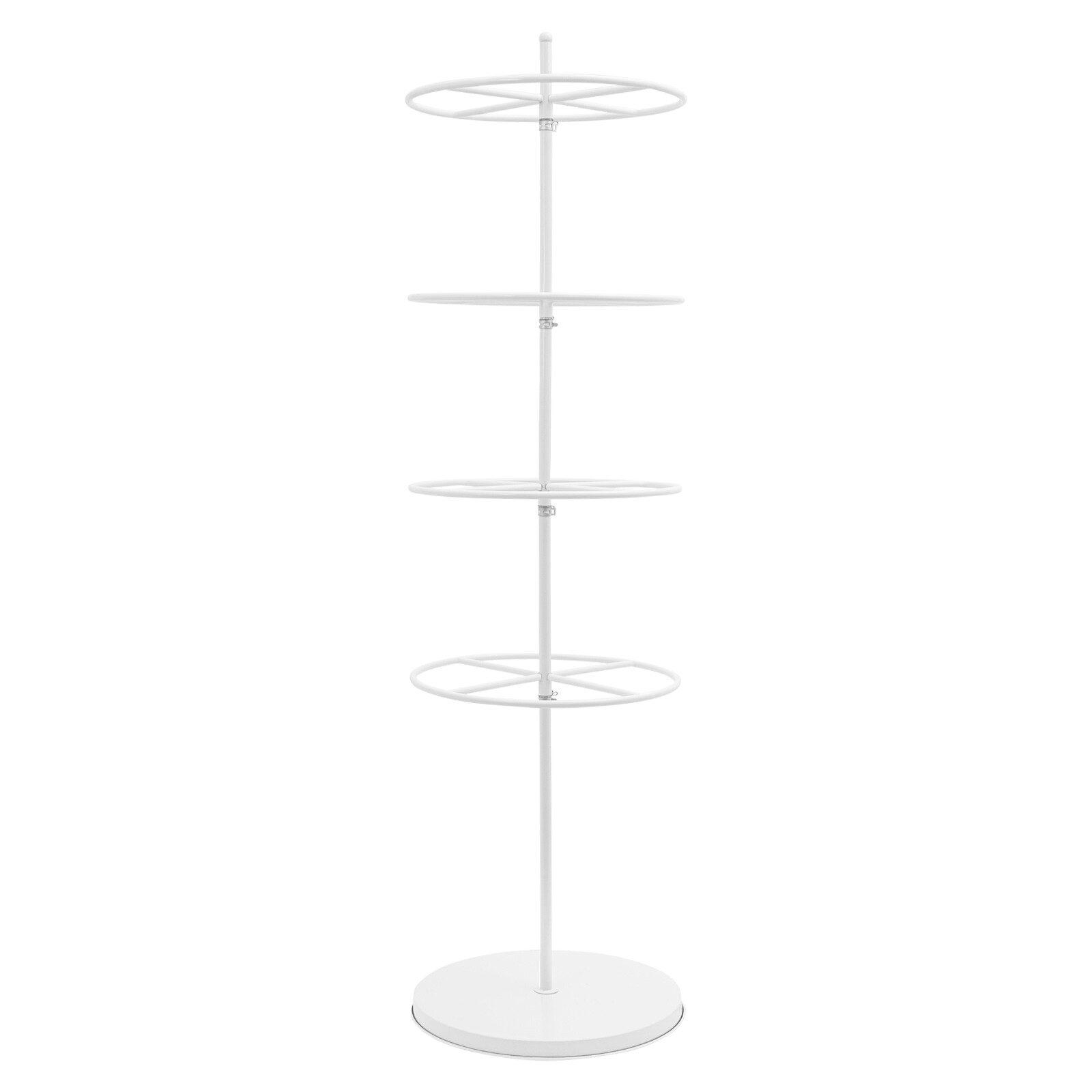 Rotatable Round Dispaly Rack Round Clothing Rack Metal Clothes Hanging Rack