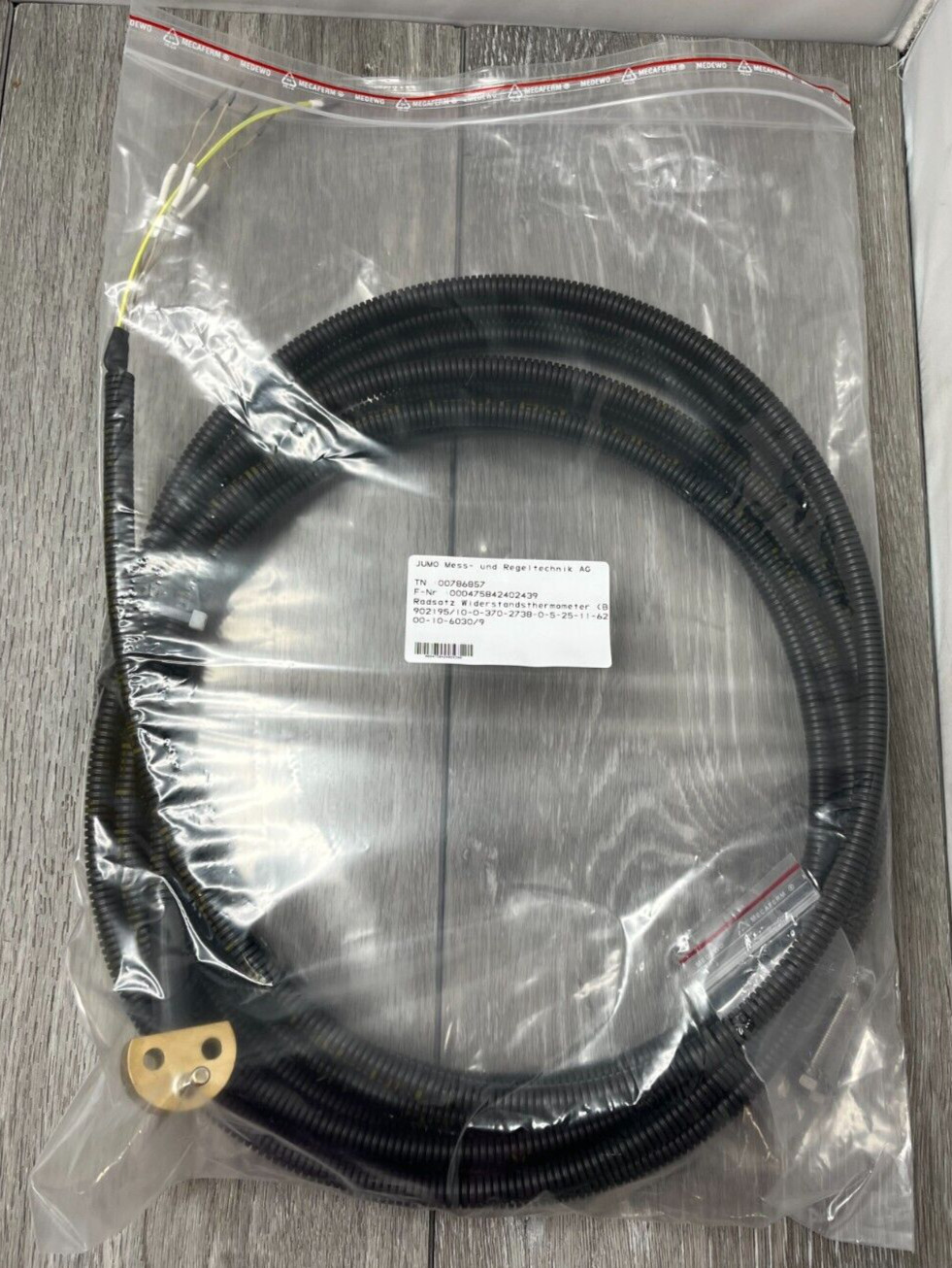 JUMO Mess 00786857 Resistance Thermometer Temperature Probe, Black