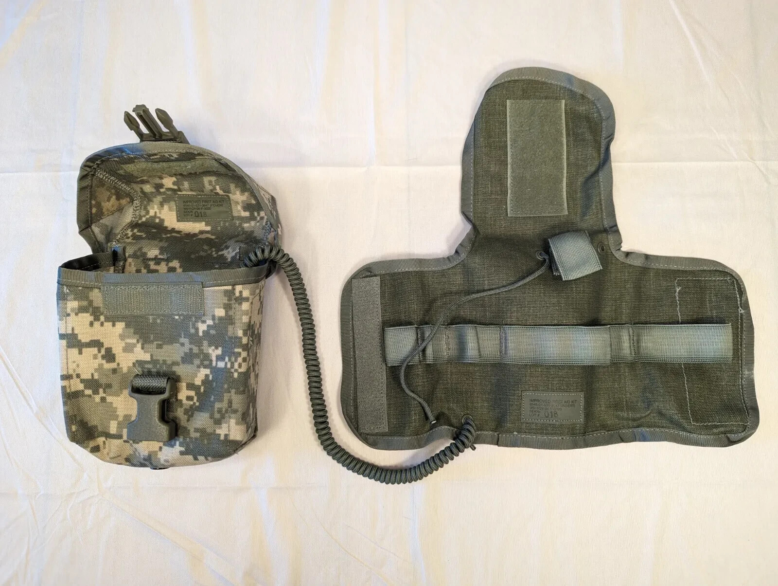 MOLLE ACU Improved First Aid Kit IFAK Pouch and Insert 7" x 5" x 7.5" NEW