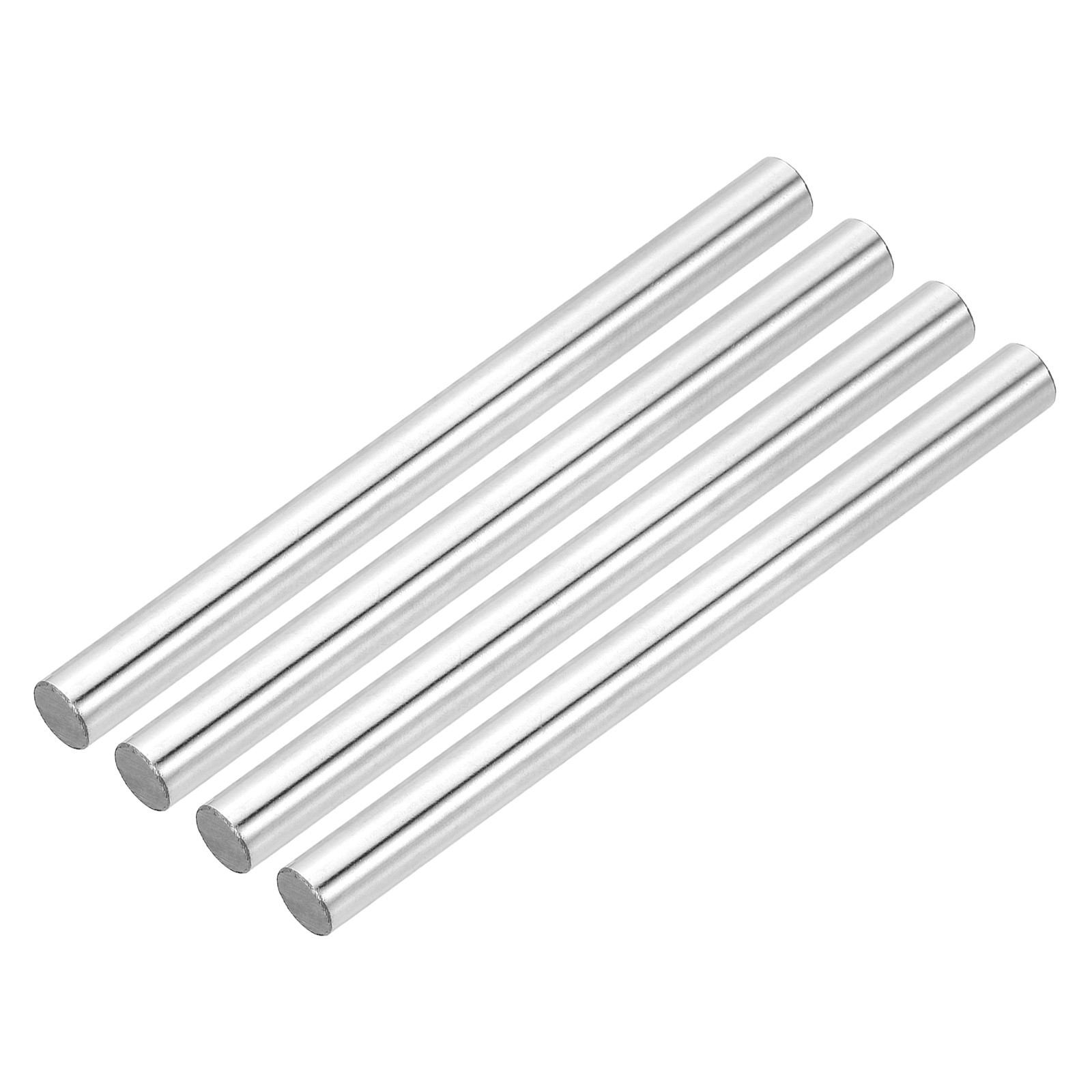 4pcs Linear Motion Rods 8mmx10mm (0.31x0.39 Inch) HRC50 Hardened Round Guide