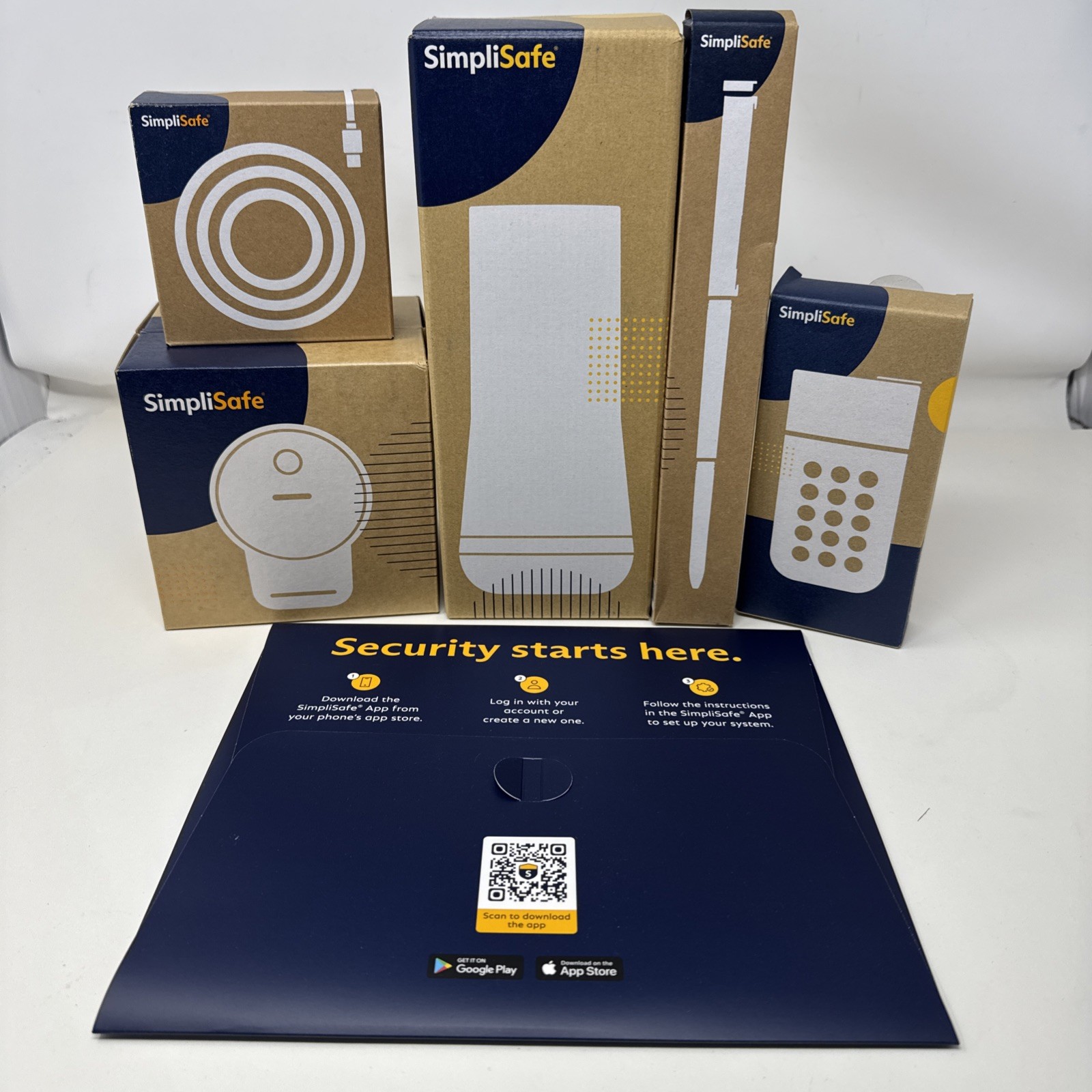 SimpliSafe Outdoor Security Camera Series 2 System Lot Base Station Stake Power