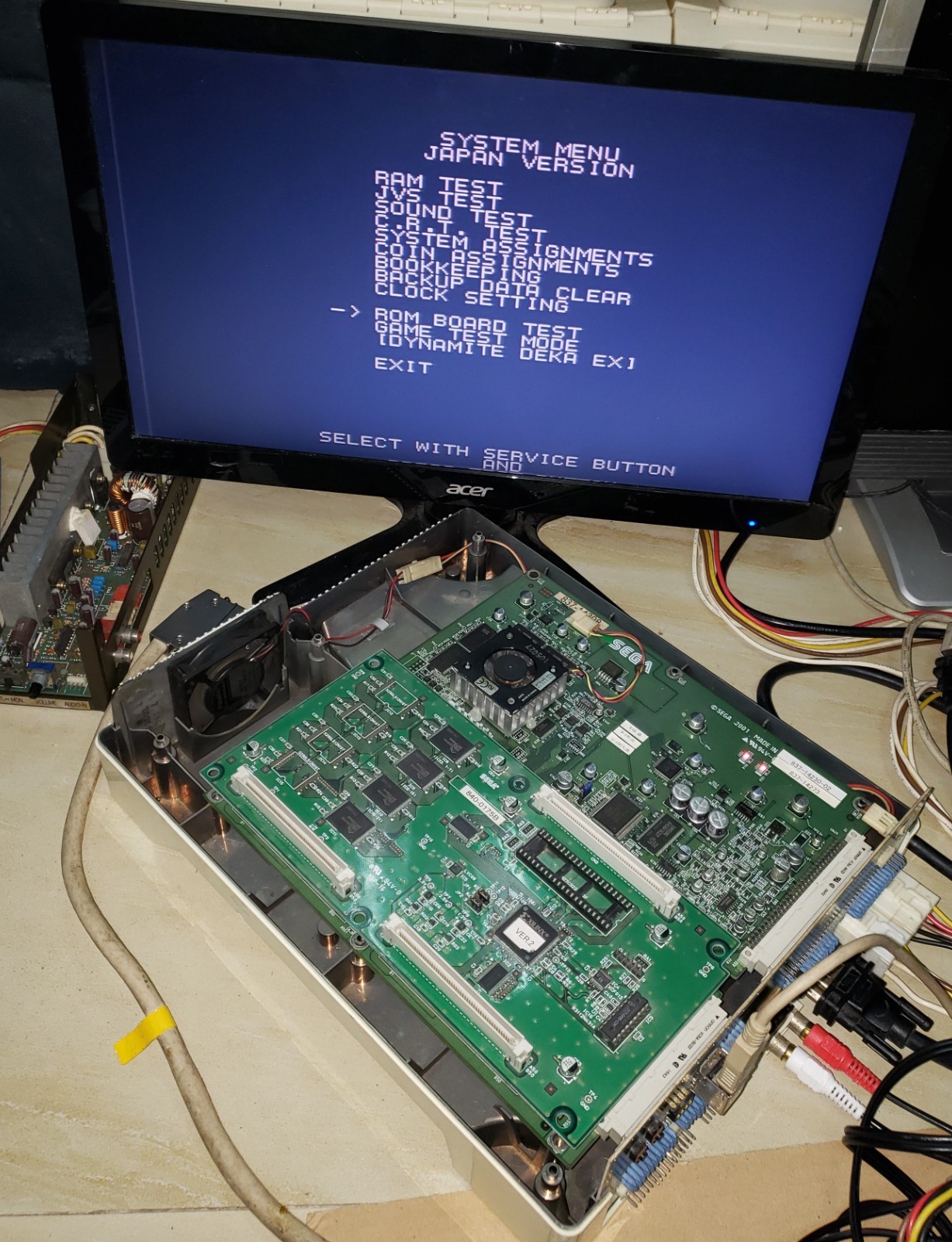 Dynamite Deka EX Rom board only Naomi System Video Arcade Game Sega