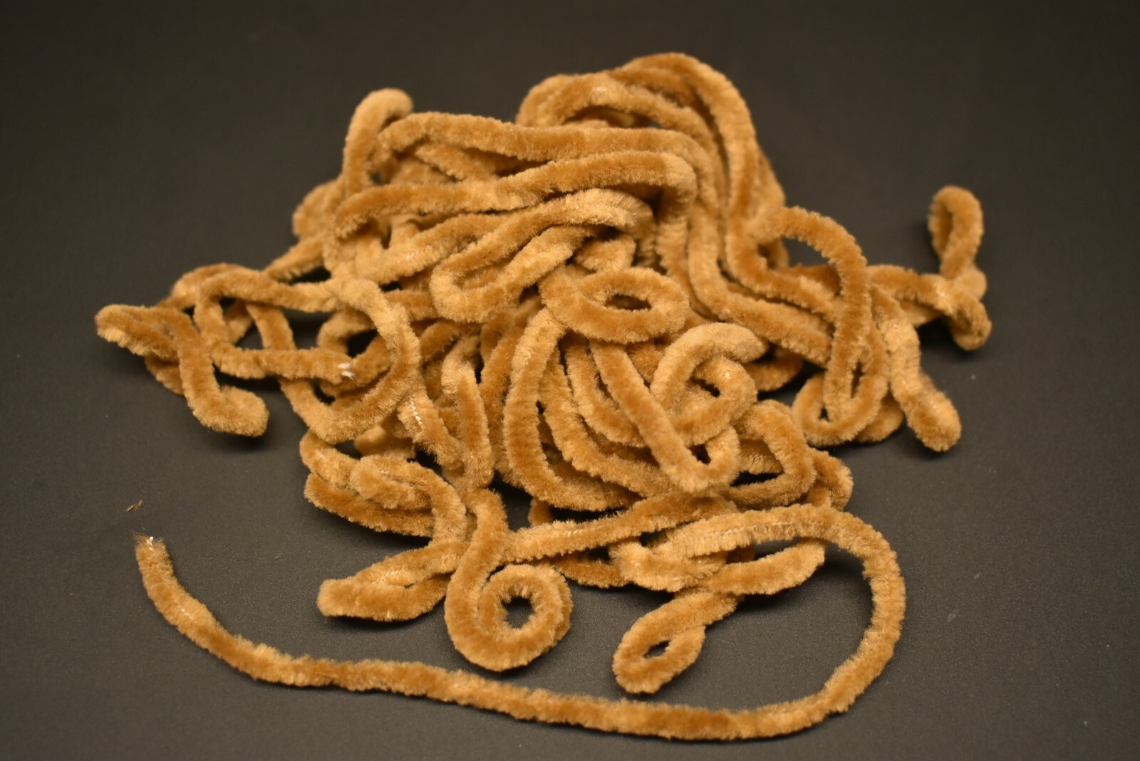 5 Yards 3/16"  CAMEL  BROWN Round Chenille for Fly Tying