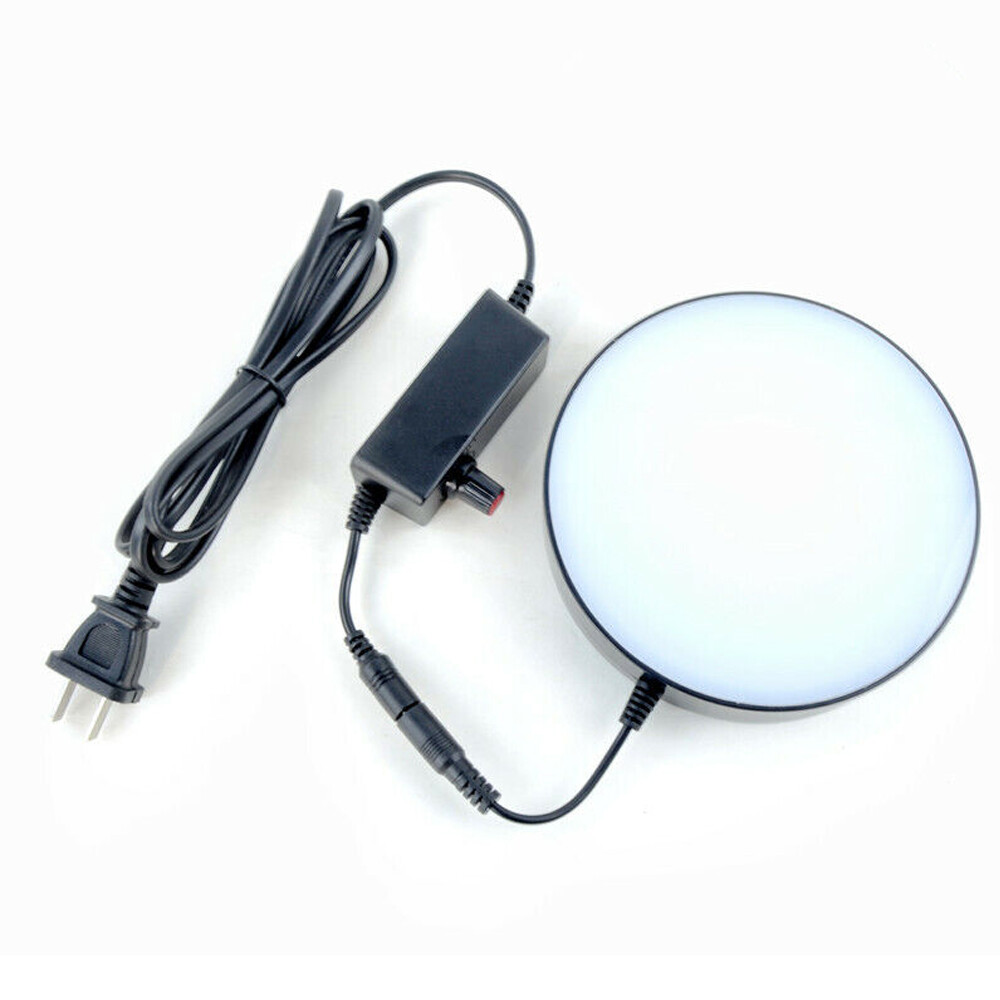100V-240V Adjustable Brightness LED Ring Bottom Light Source f Stereo Microscope