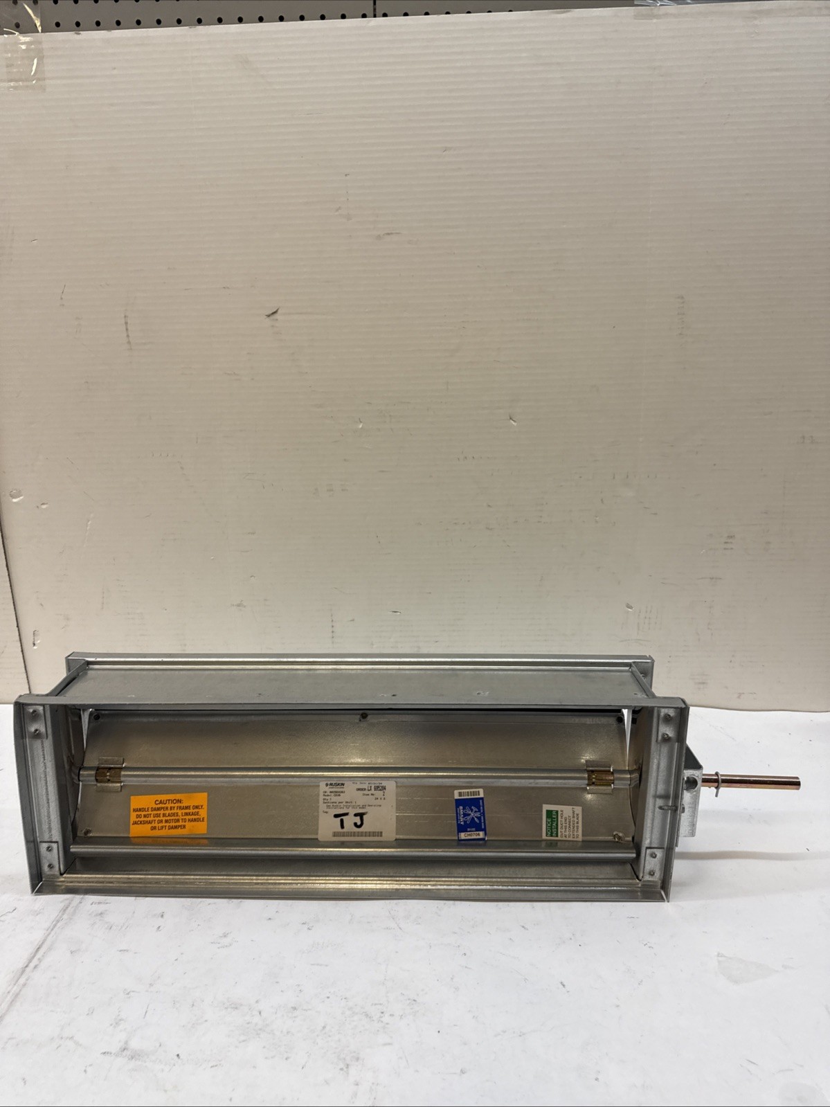 Loren Cook CD36 MOTORIZED DAMPER, RUSKIN 24X8