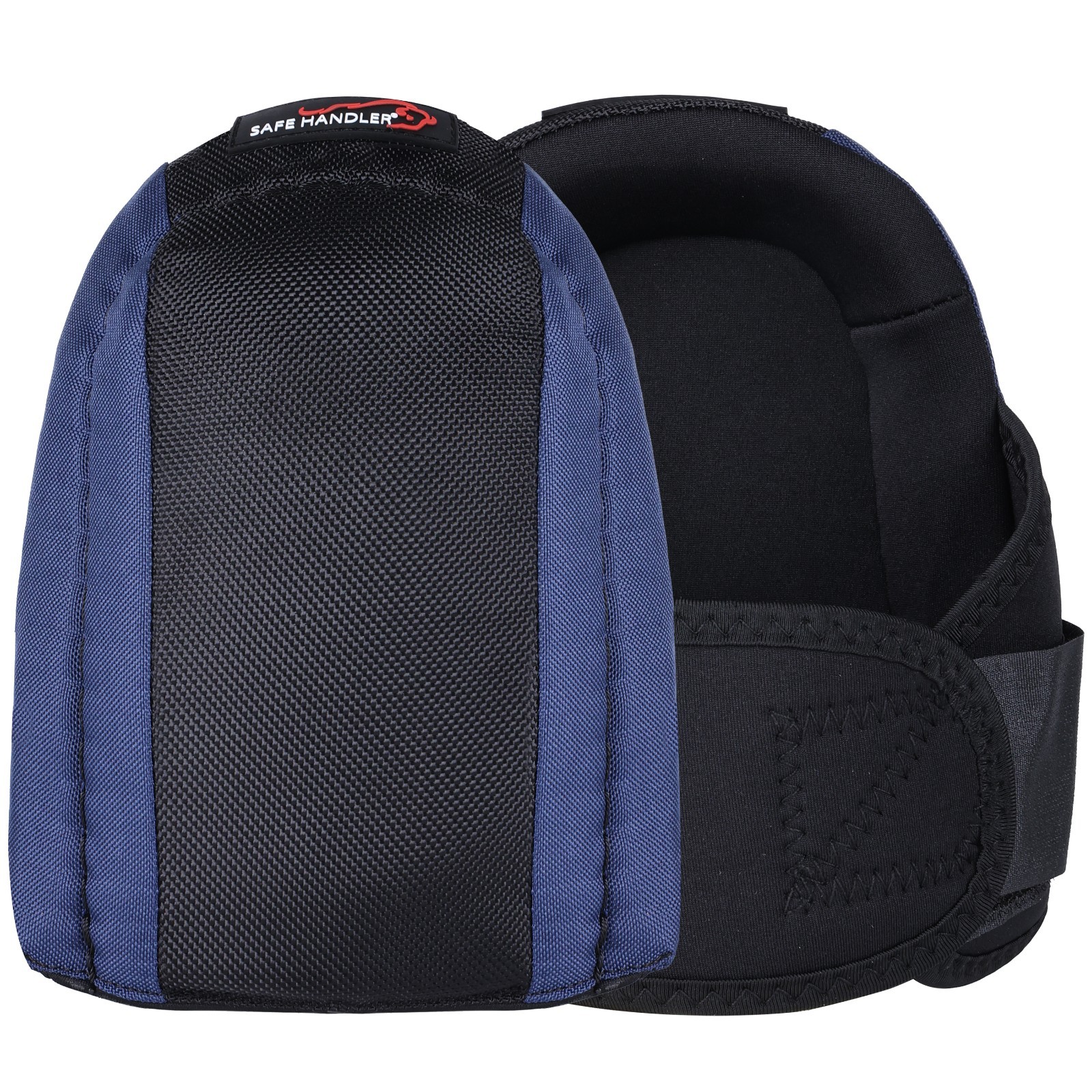 Flooring and Roofing Knee Pads, Strong Adjustable Strap, Blue (1 Pair)