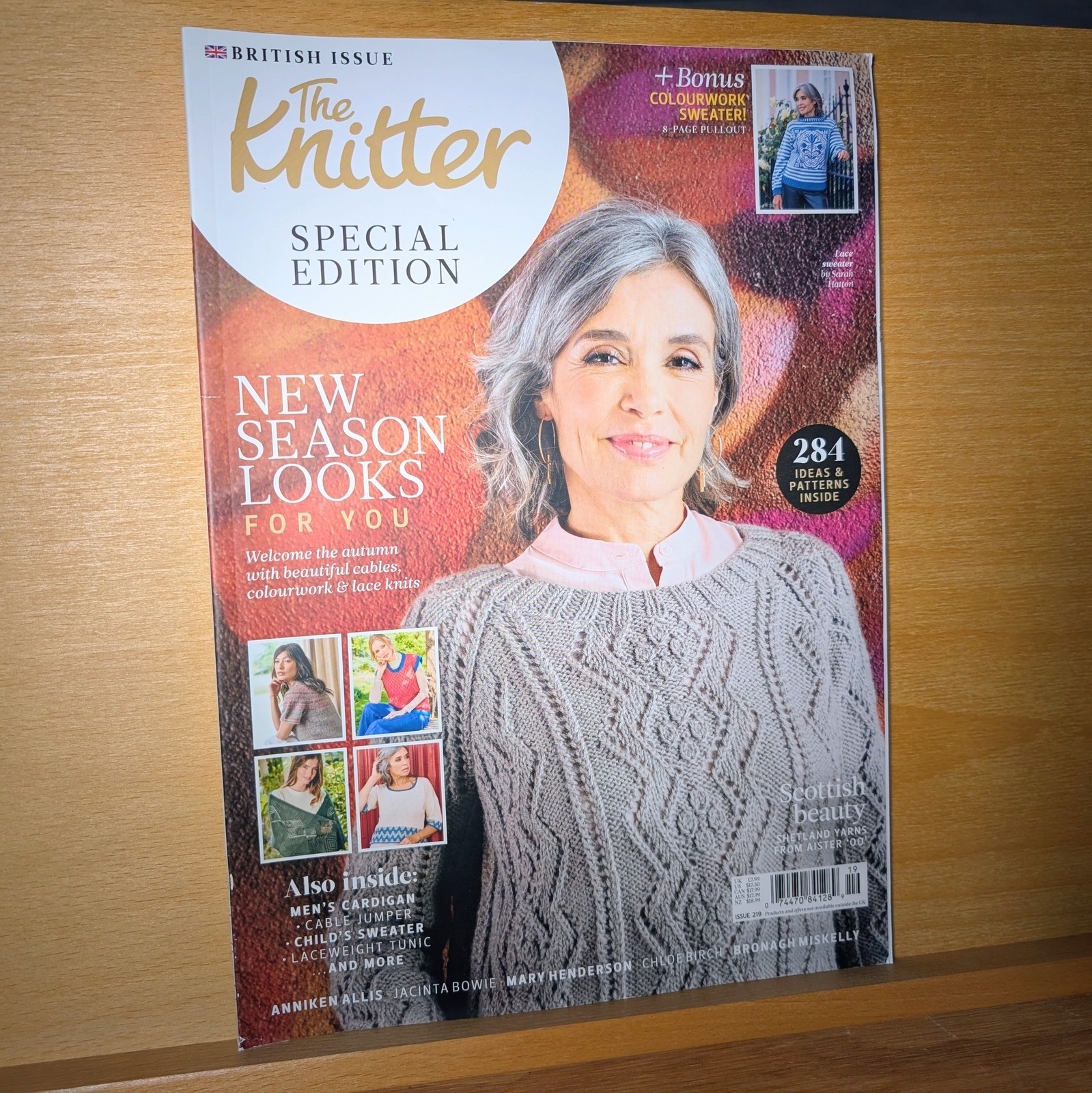 The Knitter Magazine British Issue Special Edition New Season Looks NO LABEL