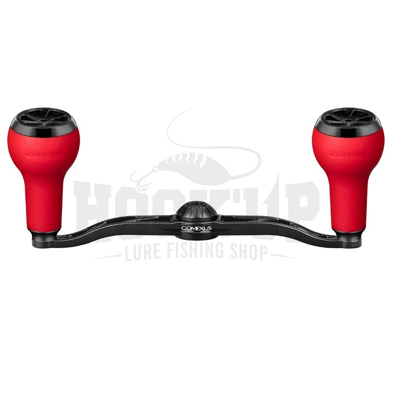 Gomexus Manivelle Alu Noire de 120mm pour Shimano Daiwa Abu Garcia