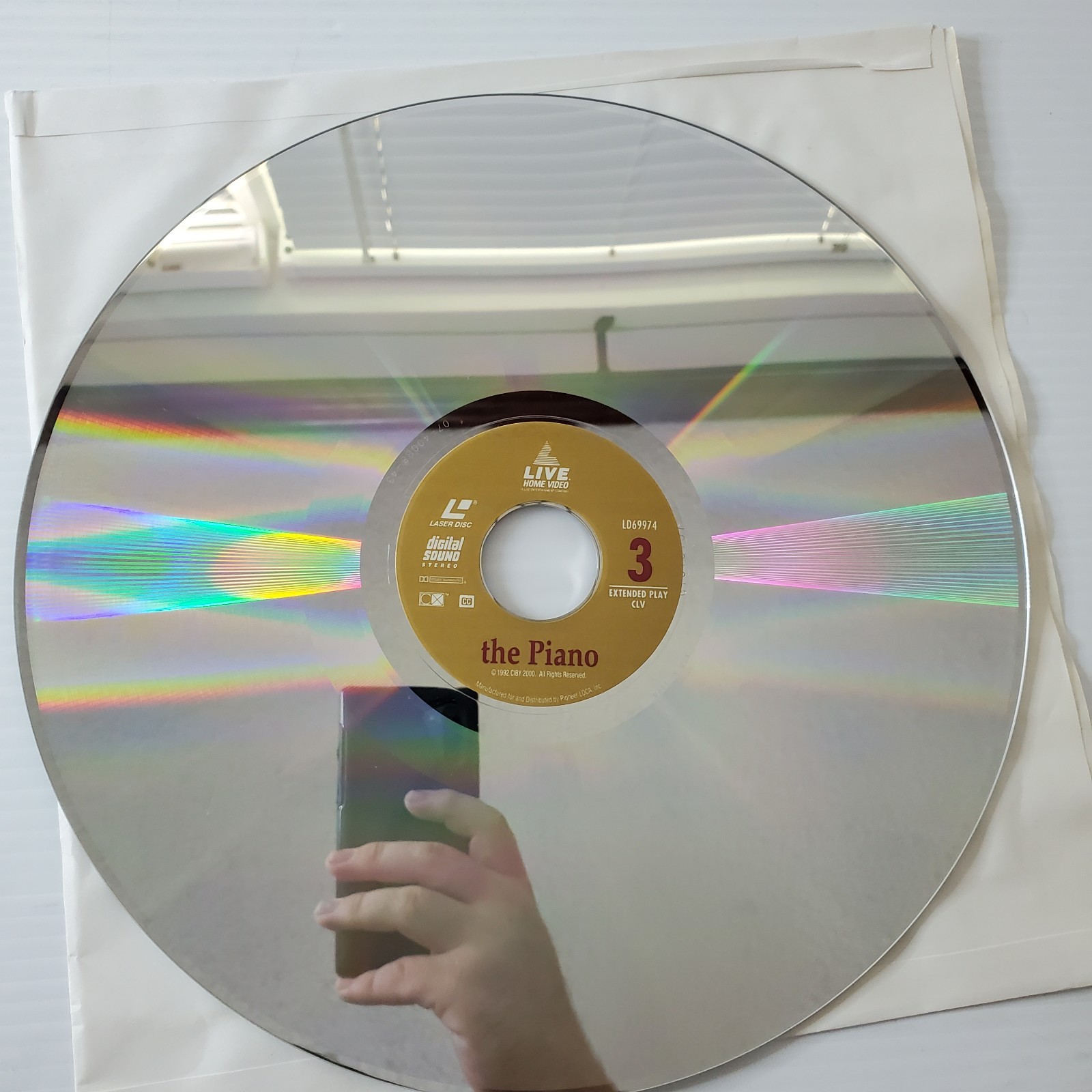 The Piano Laserdisc Vintage 2 Disc Set Jane Campion Extended Play