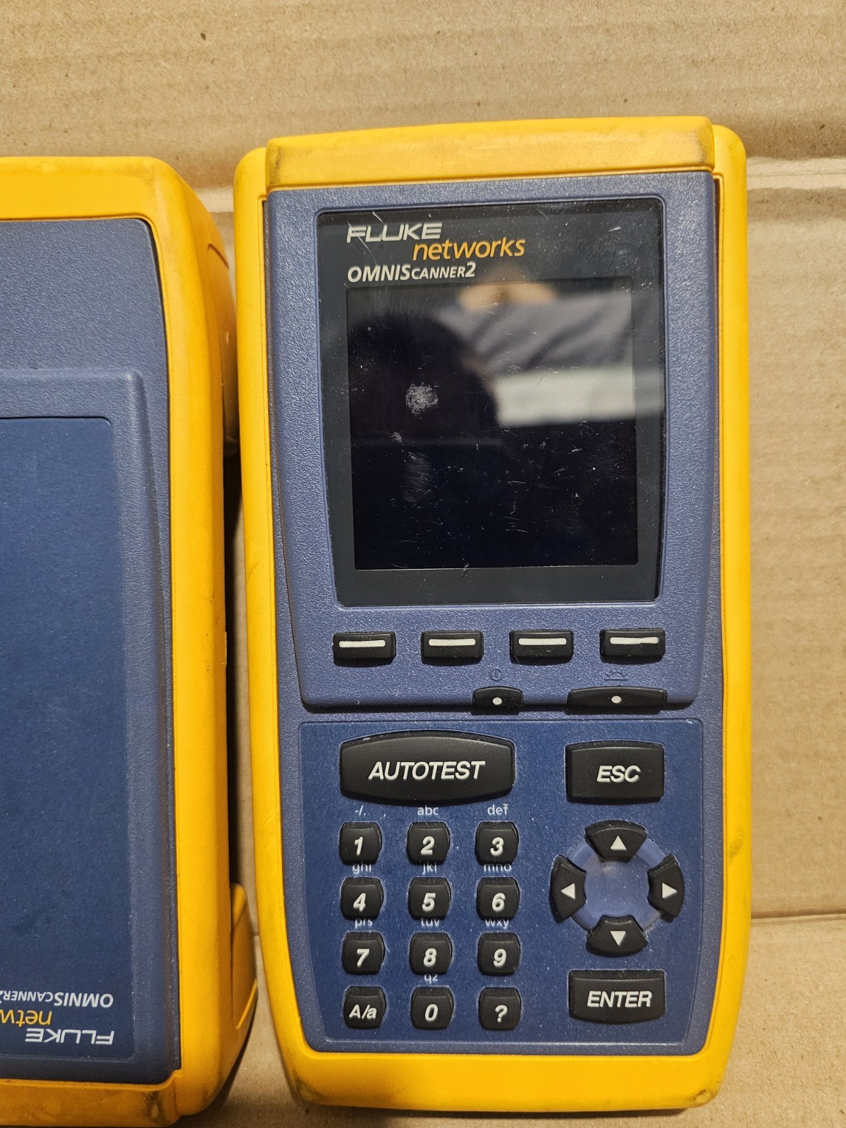 Fluke Networks OMNIScanner 2 Cat5 Cat5e Cat6 Certifier Tester Cable Analyzer V