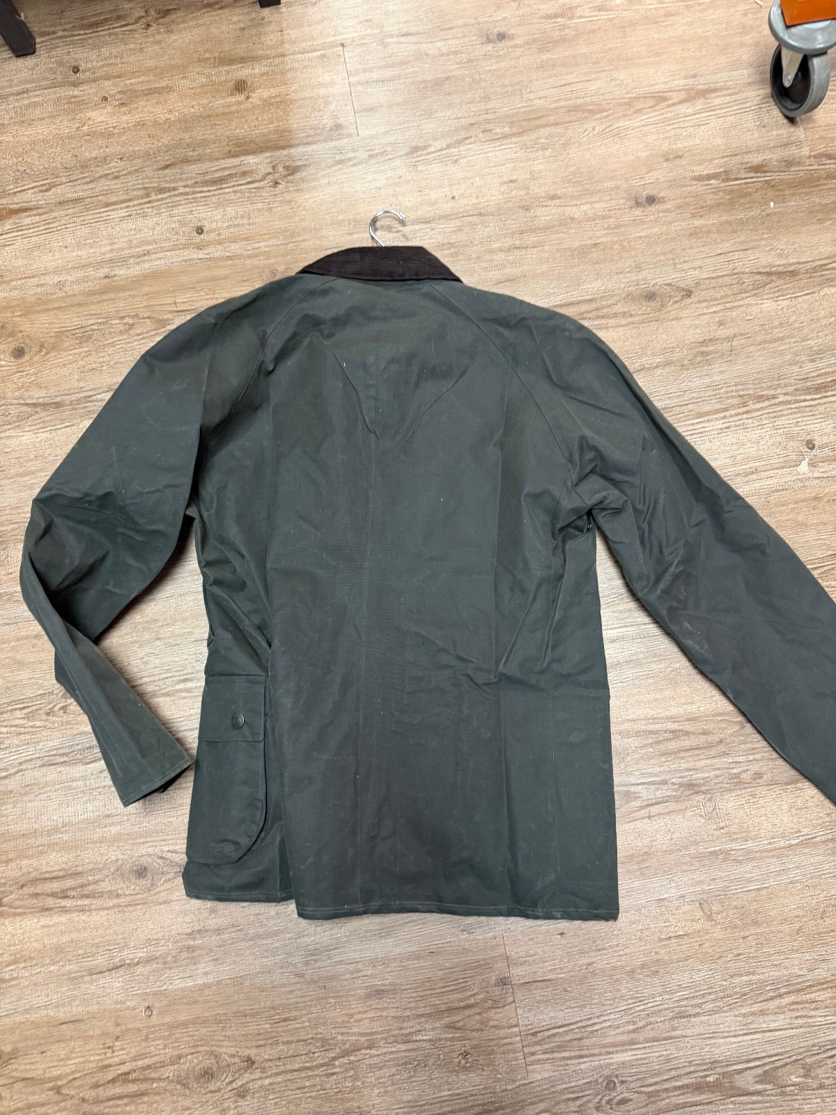 John Partridge Men's Landowner 8oz Waxed Jacket Sage Sz M Style 5320 UK Made