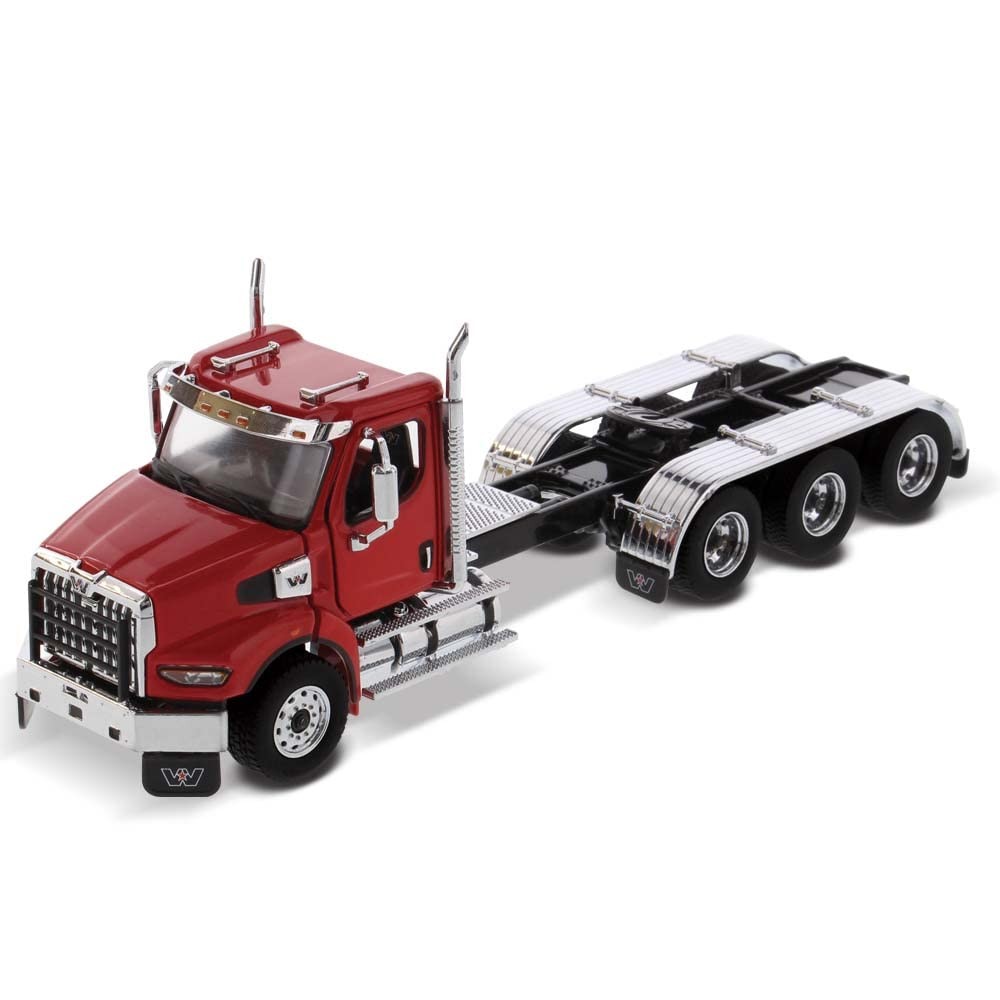 Diecast Masters 1:50 Western Star 49X SB Tridem Tractor, Viper Red (71085)