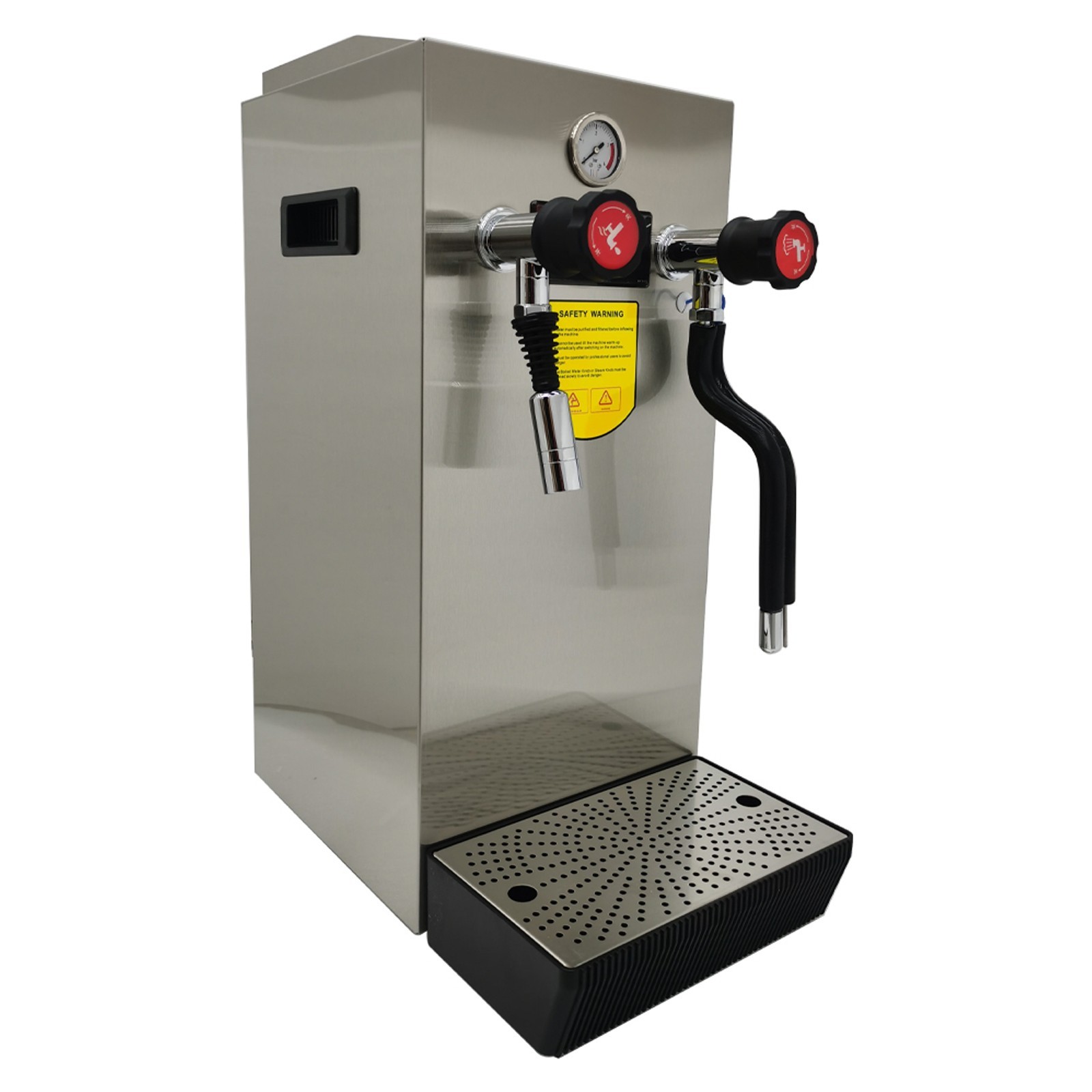 220V 12L Commercial Stainless Steel Steam Boiling Water Milk Foam Machine