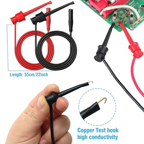 25PCS Multimeter Test Leads Kit, Test Leads Set with Replaceable Test Kit-1