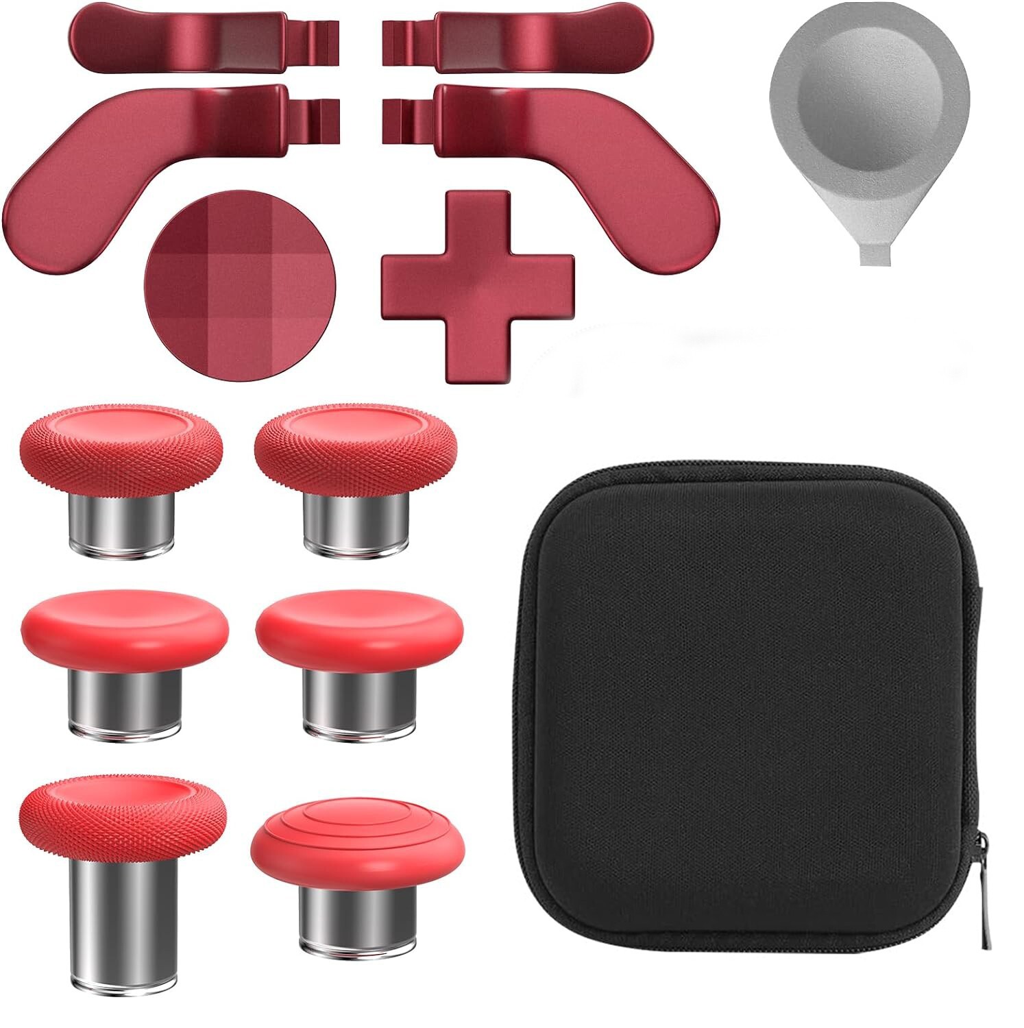 Elite Series 2 Controller Accessories, 13 in 1 Metal Thumbsticks for Xbox One El