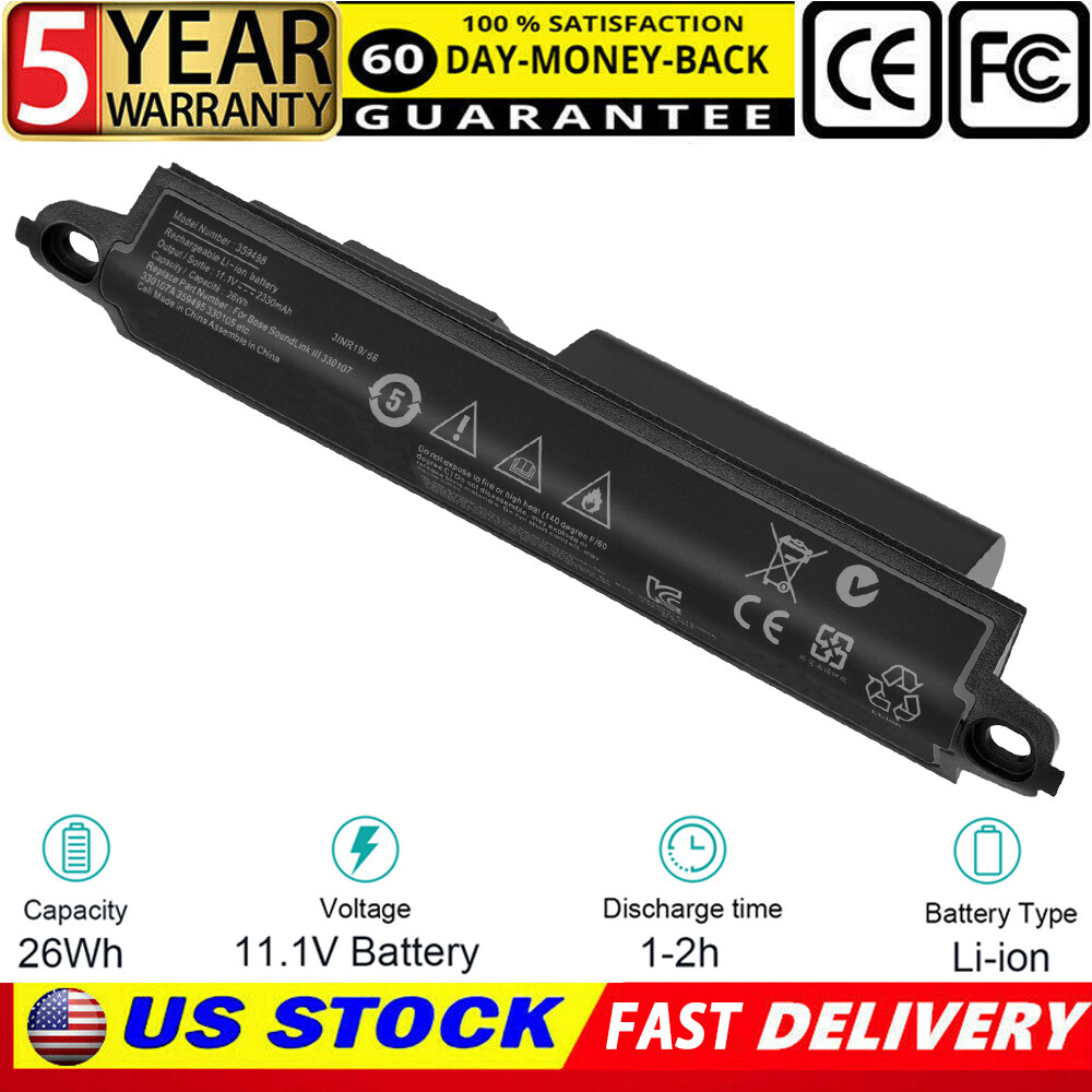 359498 Replacement Battery for Bose SoundLink II III 359495 330107 414255 330105
