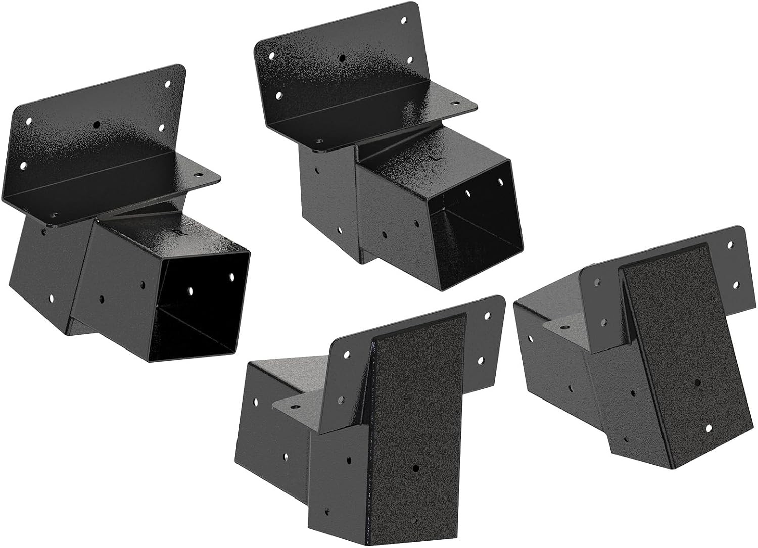 4Pack 4x4 Compound Angle Brackets Heavy Duty Deer Stand Bracket Hunting Blind