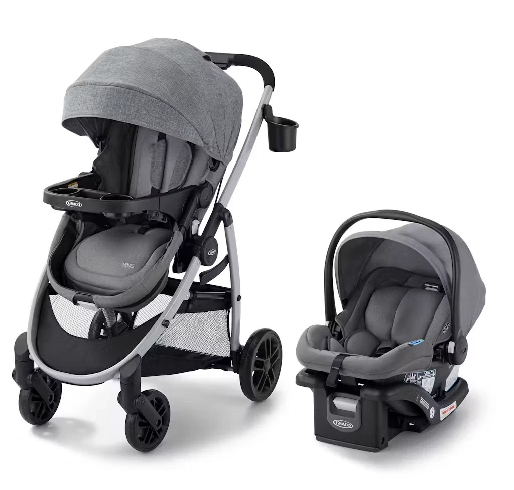 Graco Modes Pramette Travel System Stroller Car Seat Combo 3-in-1 Ellington