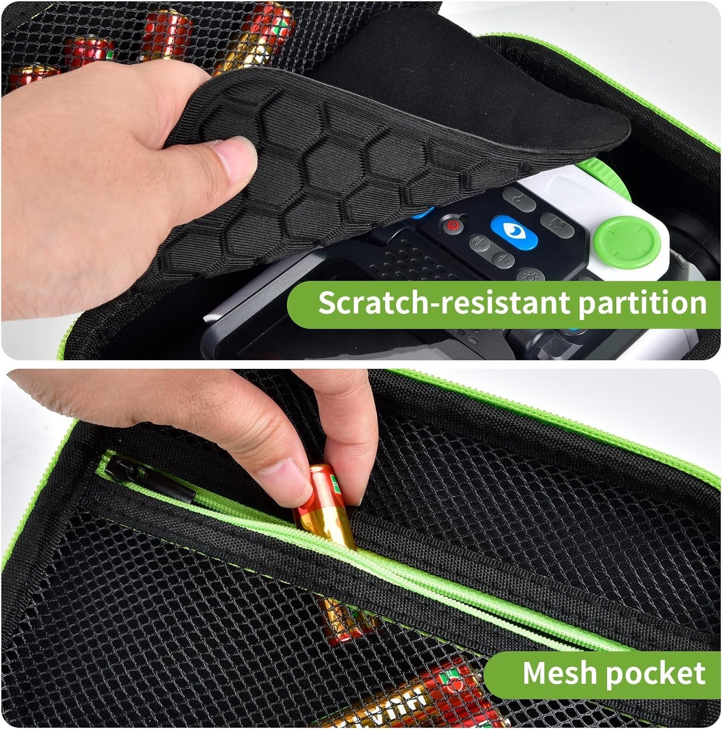 Zippered Storage Organizer for LeapFrog Binoculars with Shoulder Strap & Handle
