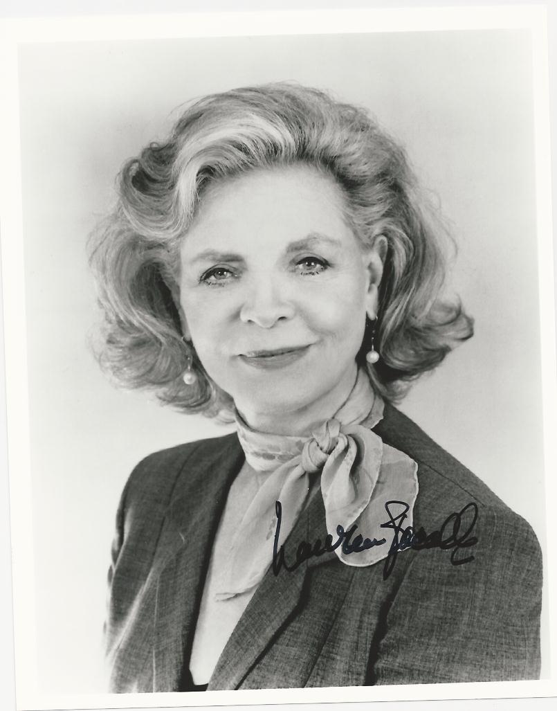 Lauren Bacall signed photo