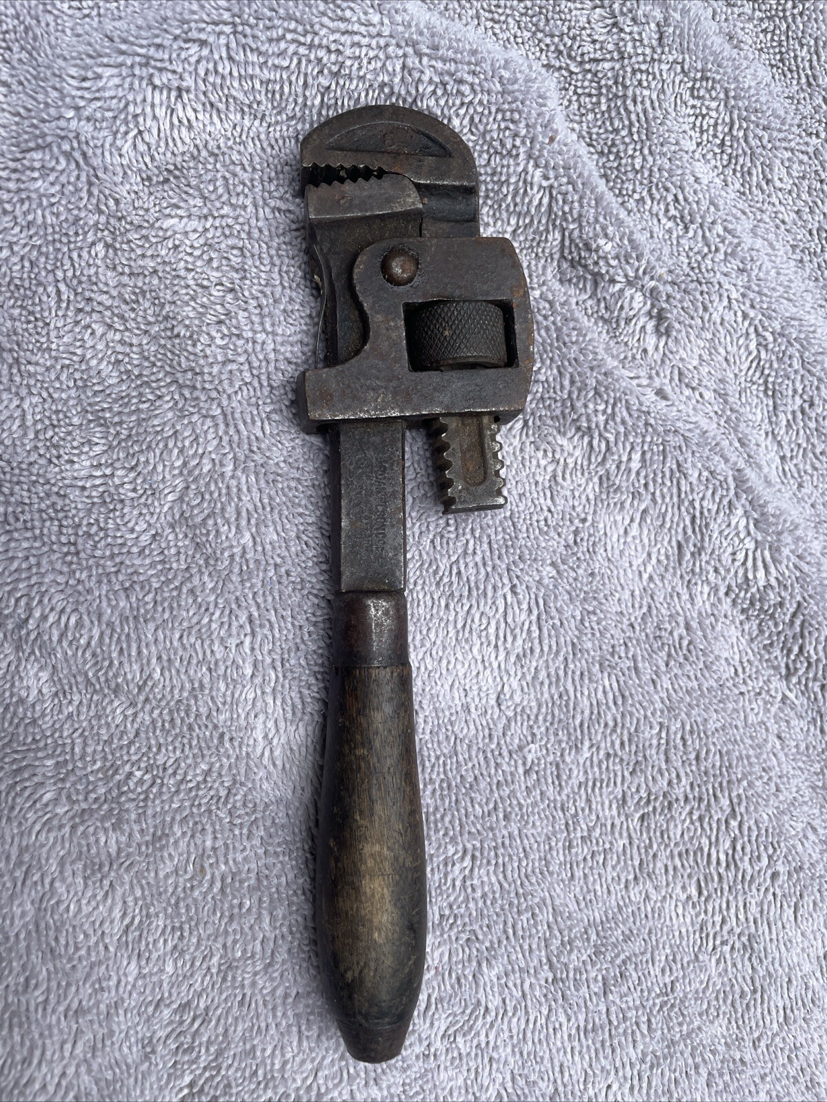 Monkey Wrench Wood Handle 7”
