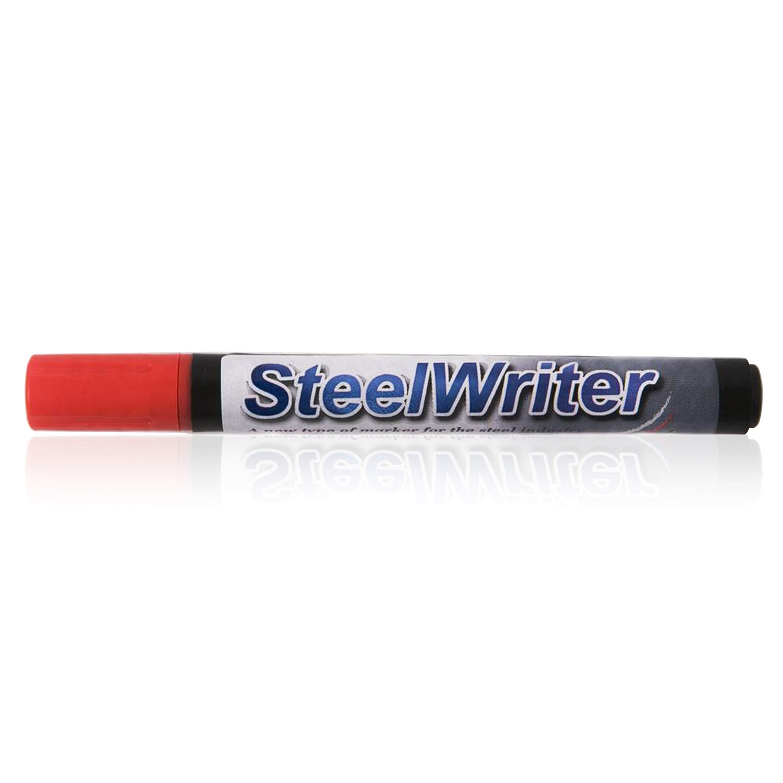 Steelwriter Metal Marking Paint Pen - Red - Washable Marker For Steel