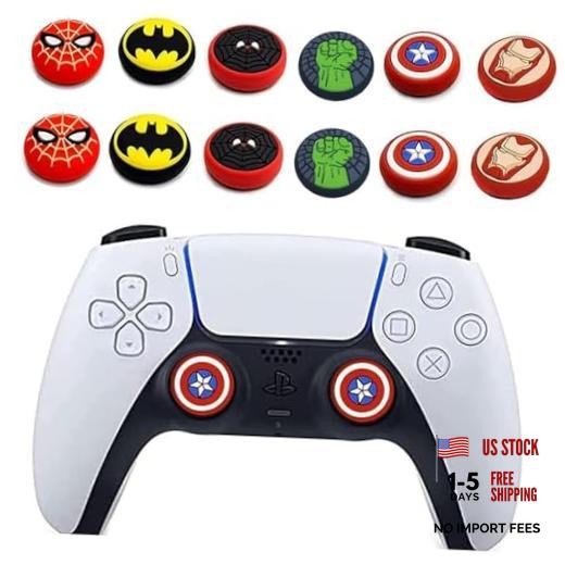12Pcs Analog Thumb Grip Stick Cover, Wireless Controllers Game Remote Joystick