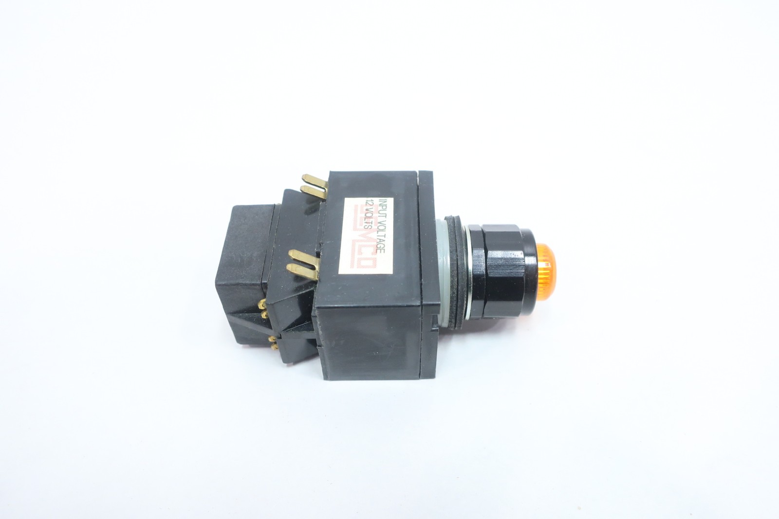 Gemco B404L25123EPP1 Illuminated Amber Pushbutton Selector Switch