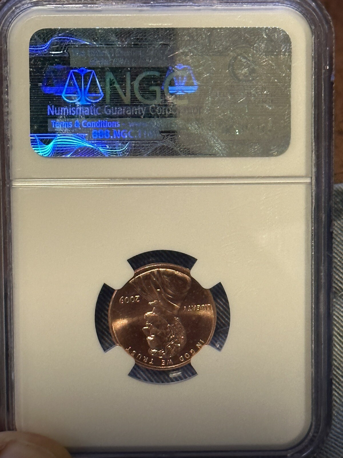 2009 1C Birth & Childhood Lincoln Bicentennial Cent NGC MS 65 RD First Day Issue